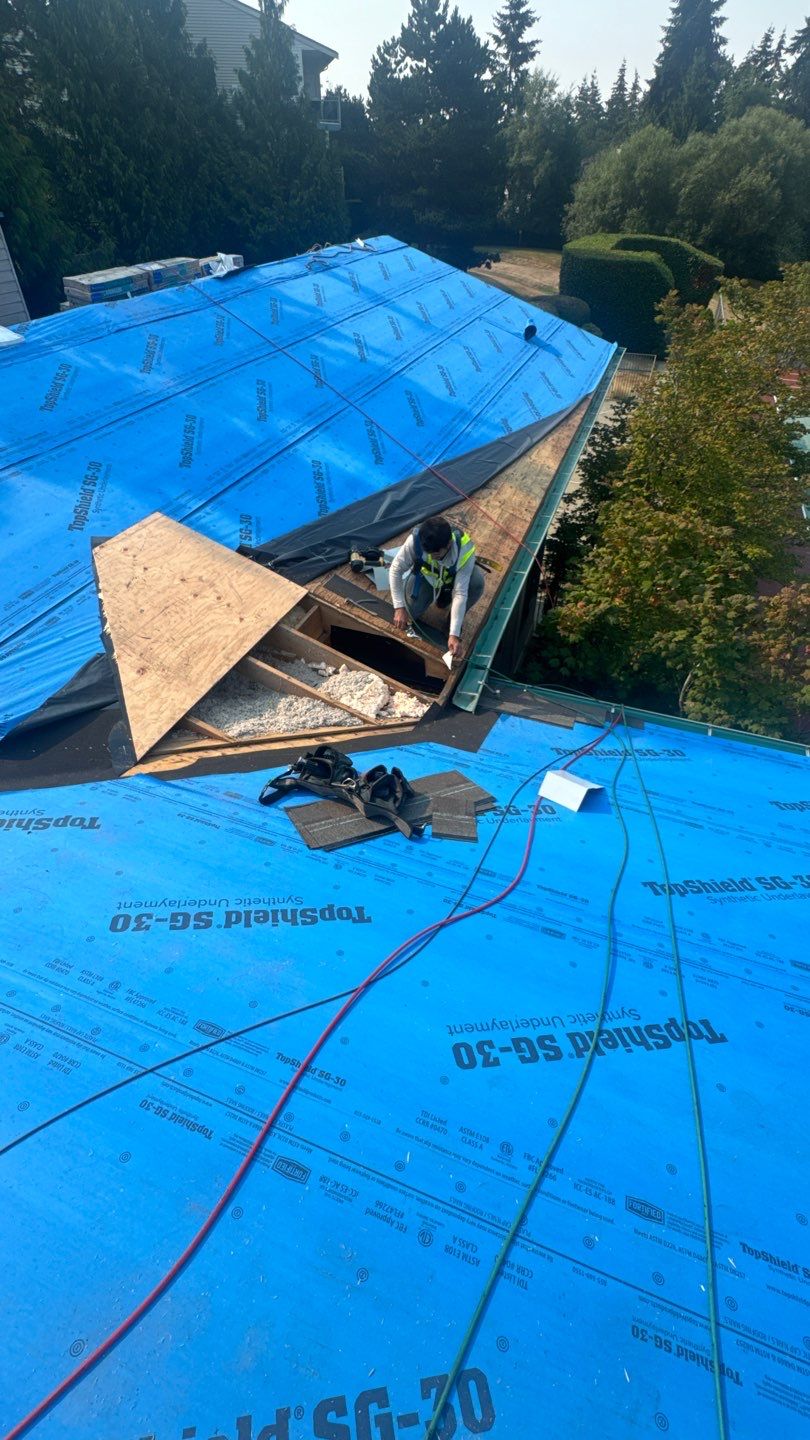 Residential Roofing Installation using GAF HDZ Shingles by Roofing Formula LLC