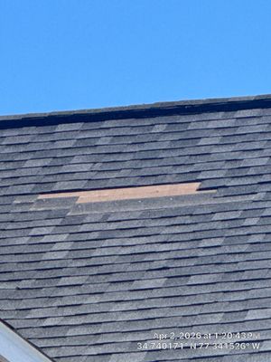 Excuse me ma'am - you're missing shingles!