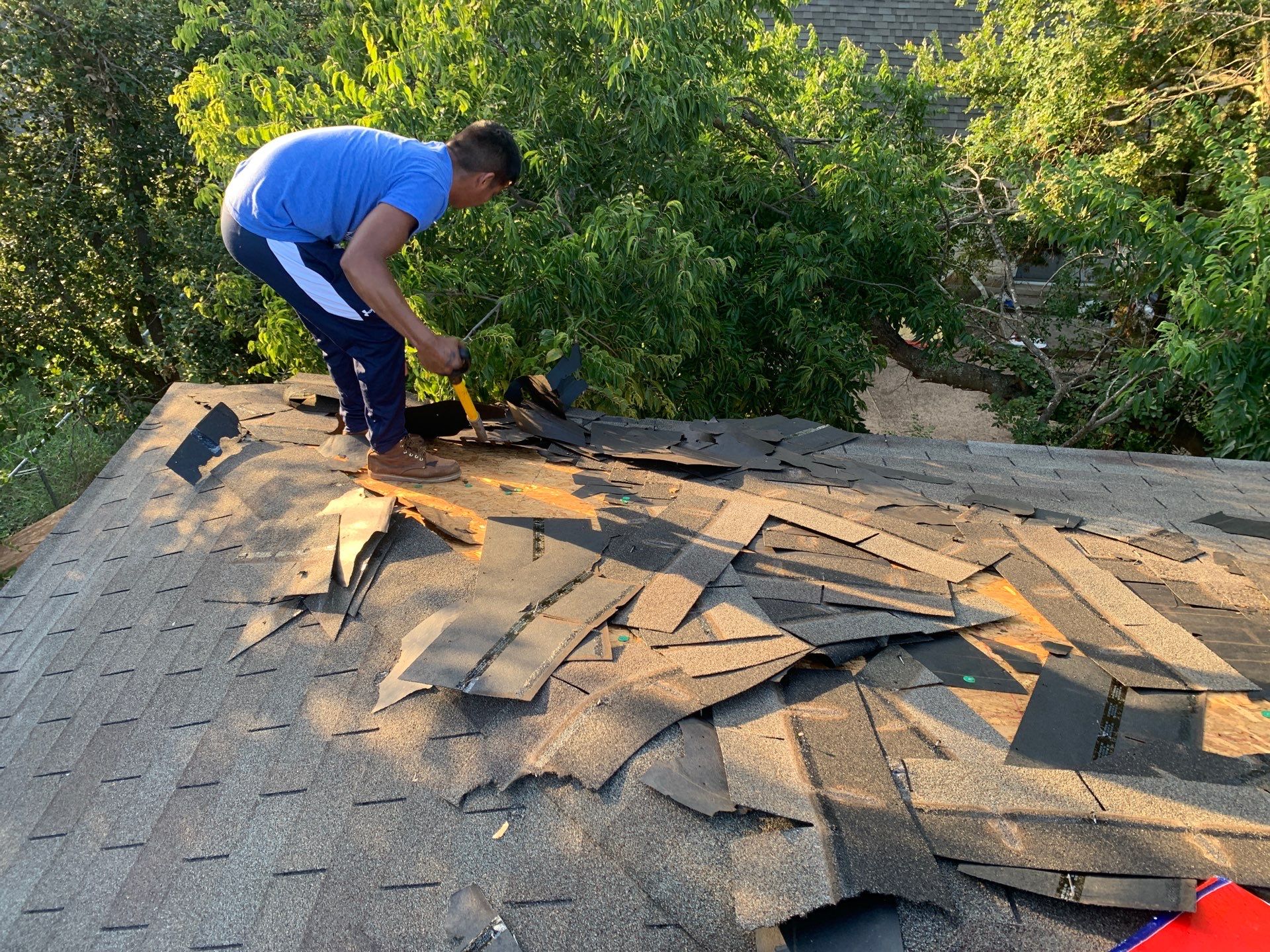 GAF Timberline HDZ Roofing Replacement and Fascia Restoration in Round Rock by Caliber Restoration LLC