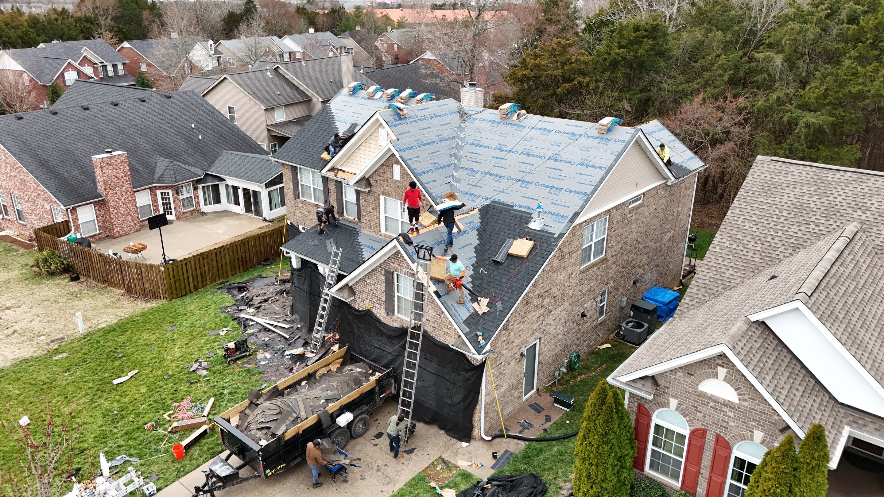 Charcoal Black Re-Roof by Royal House LLC