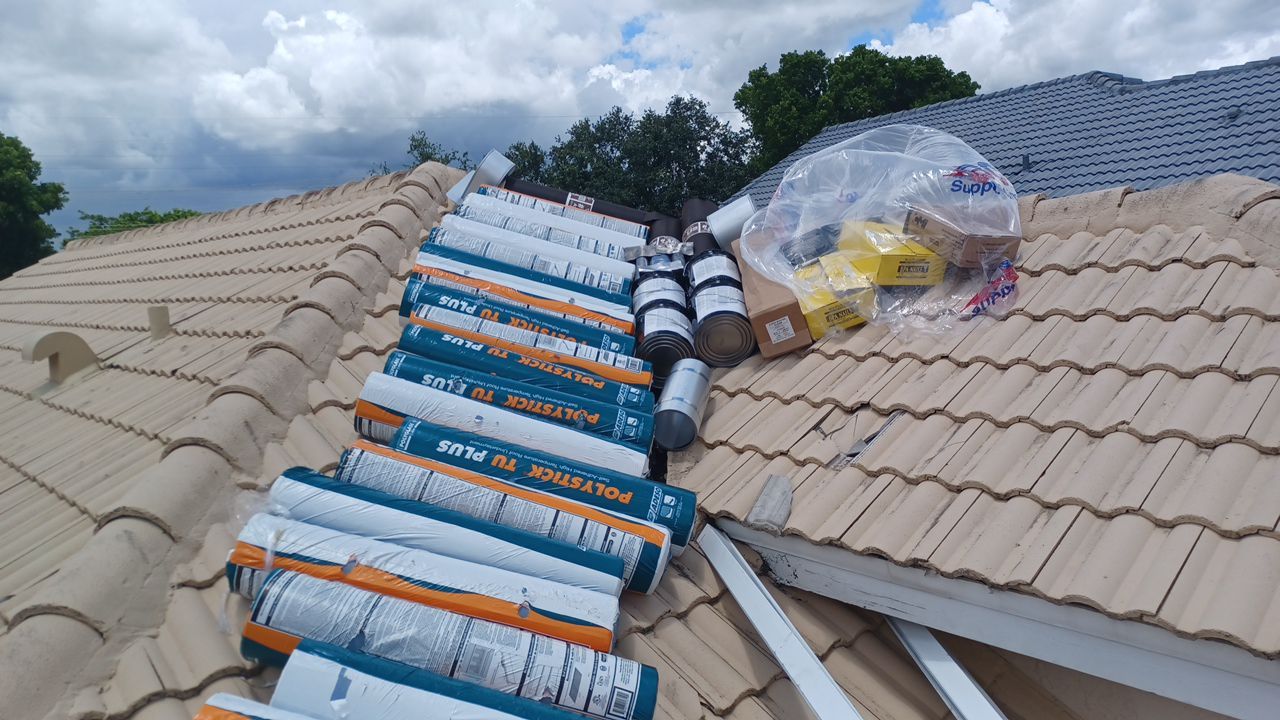 Residential Roofing Installation using Eagle Roofing Tile by BLUES BROTHERS ROOFING