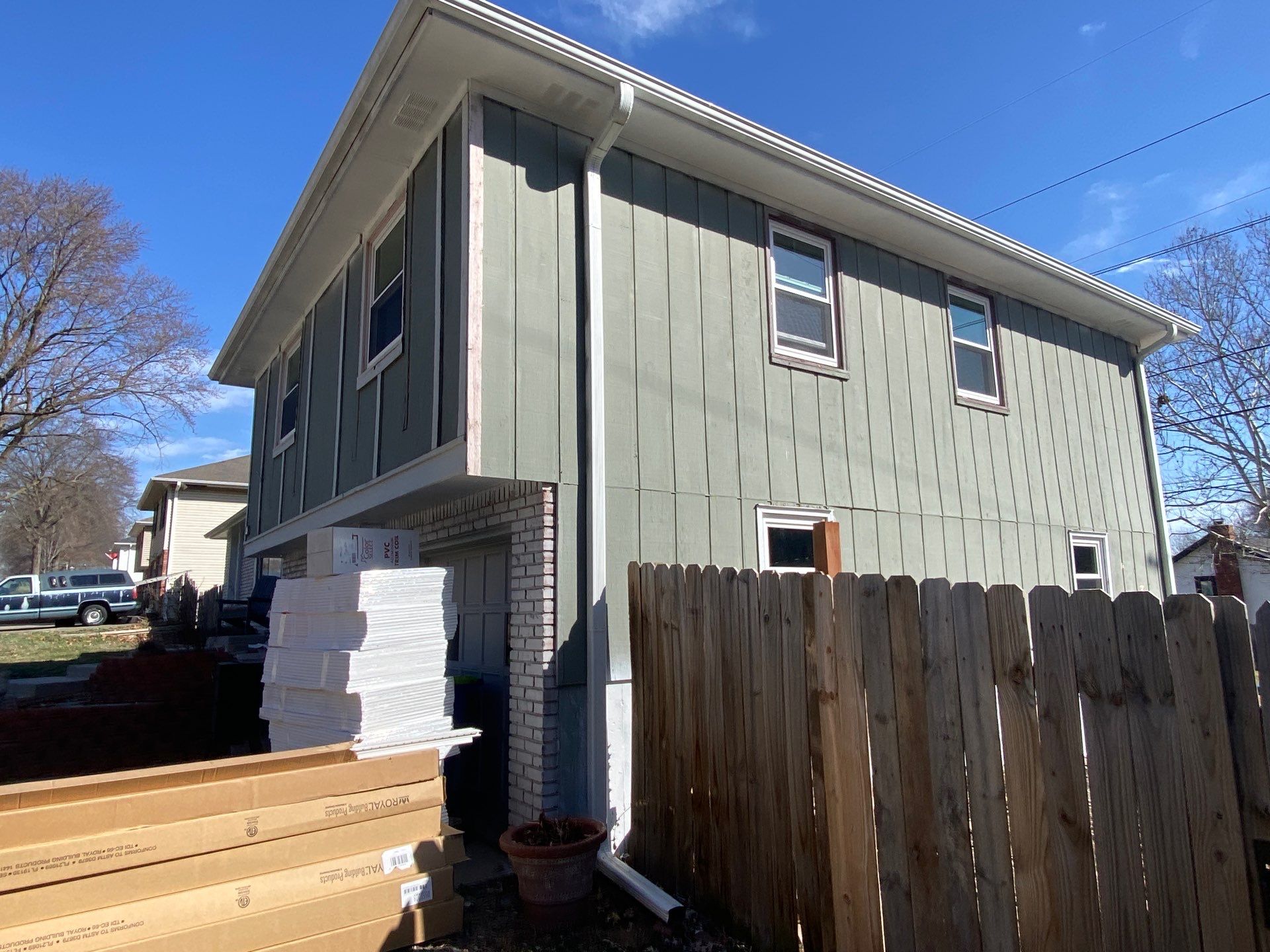 Installed New Vinyl Siding by EEC Windows, Siding & Roofing