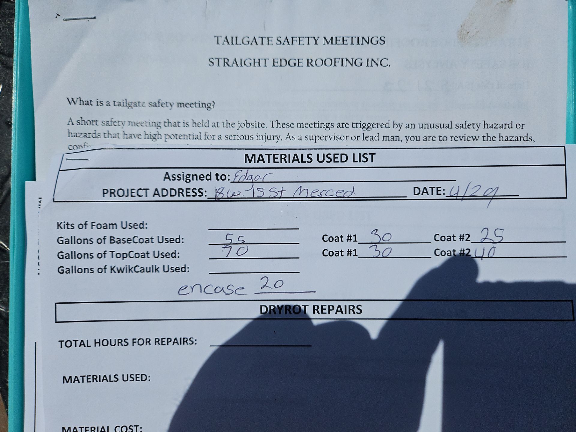 Spray foam and coatings using Conklin Benchmark/PUMA XL by Straight Edge Roofing Inc