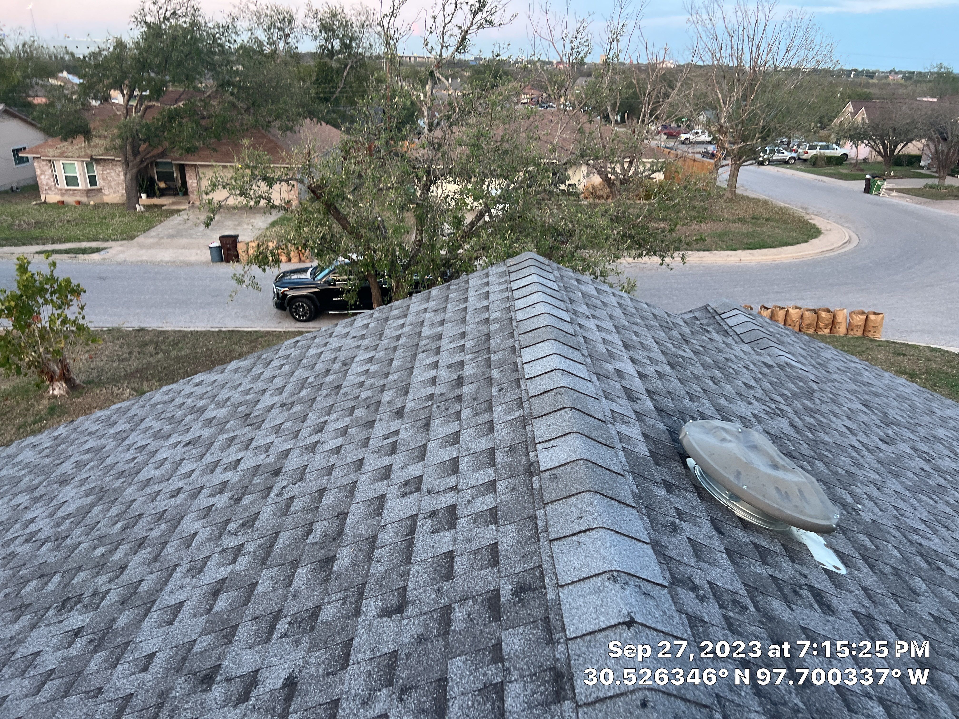 Asphalt Shingle Roof Replacement and Attic Vent Installation in Round Rock by Caliber Restoration LLC