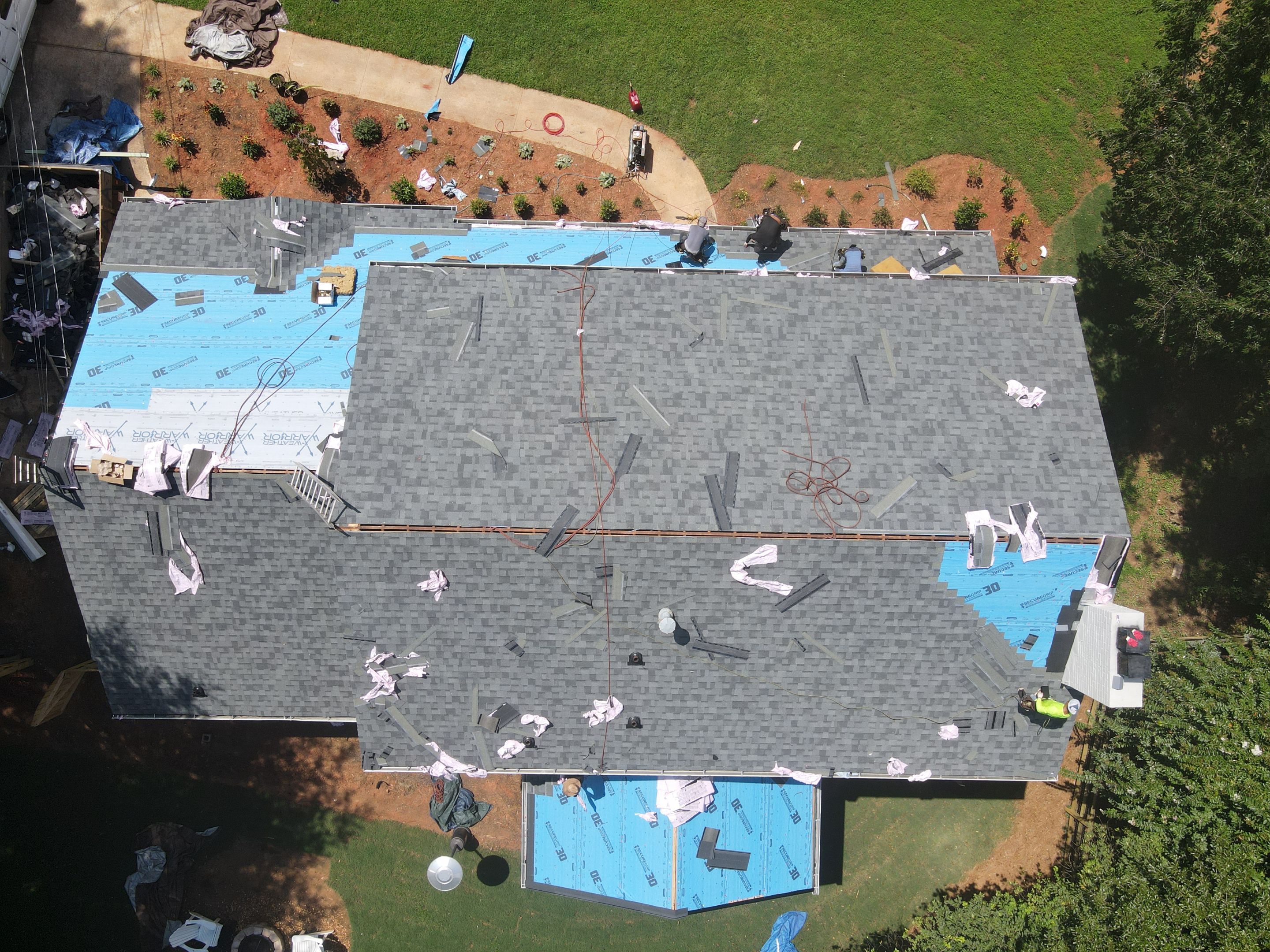 Residential Roofing Installation using Owens Corning by Inspector Roofing and Restoration