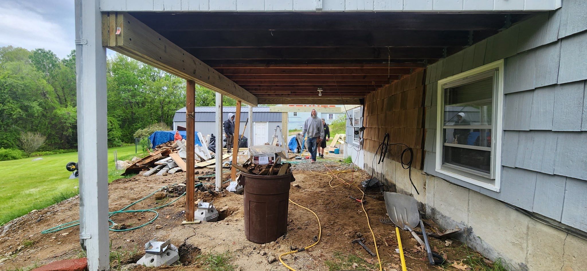 Moultonborough, NH – Pressure-Treated Deck Installation by Tall pine roofing