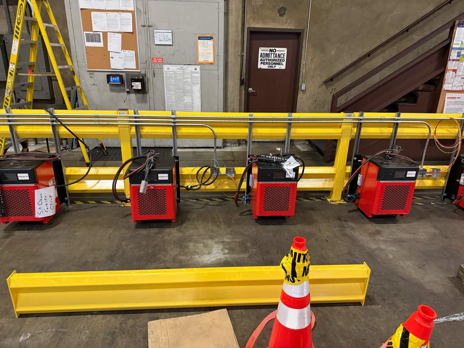 Forklift Charging Stations & LED Lighting Upgrade – Chemical Storage Facility, Santa Fe Springs, CA by Ring and Ping Inc.