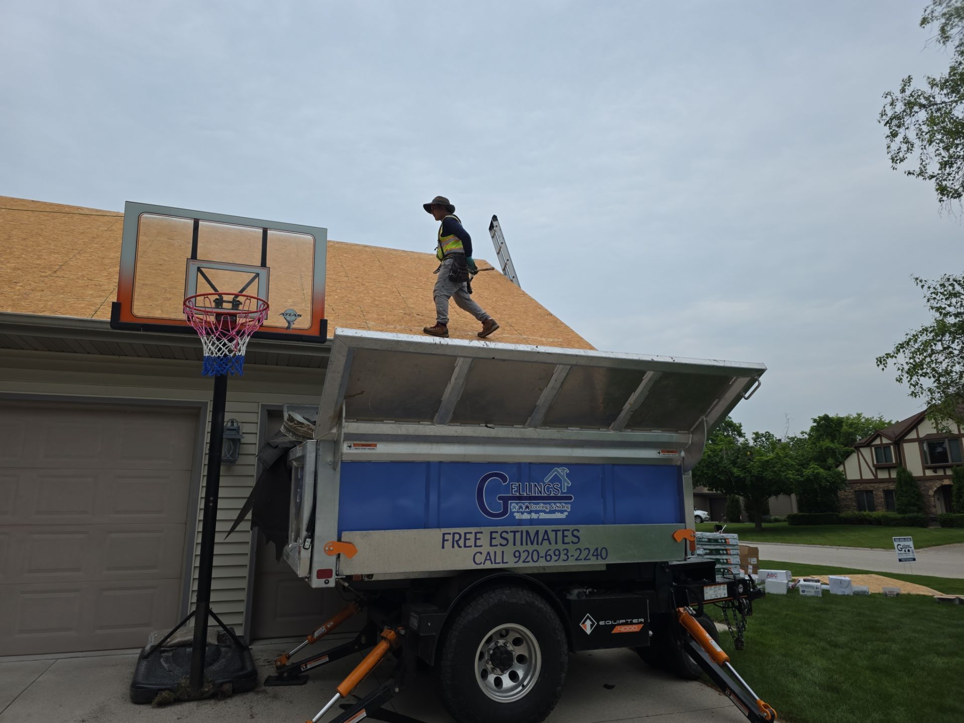 Sunny day Roofing for Sonny !  by Gellings Roofing & Siding