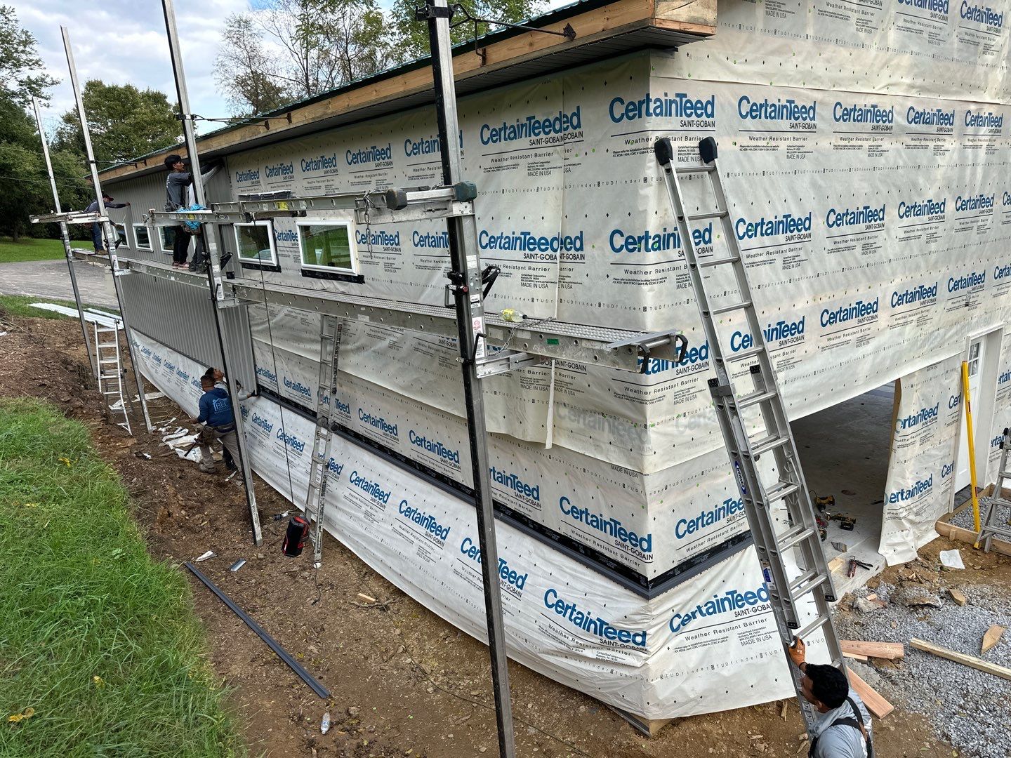 Large Garage Build by Bec Construction Llc