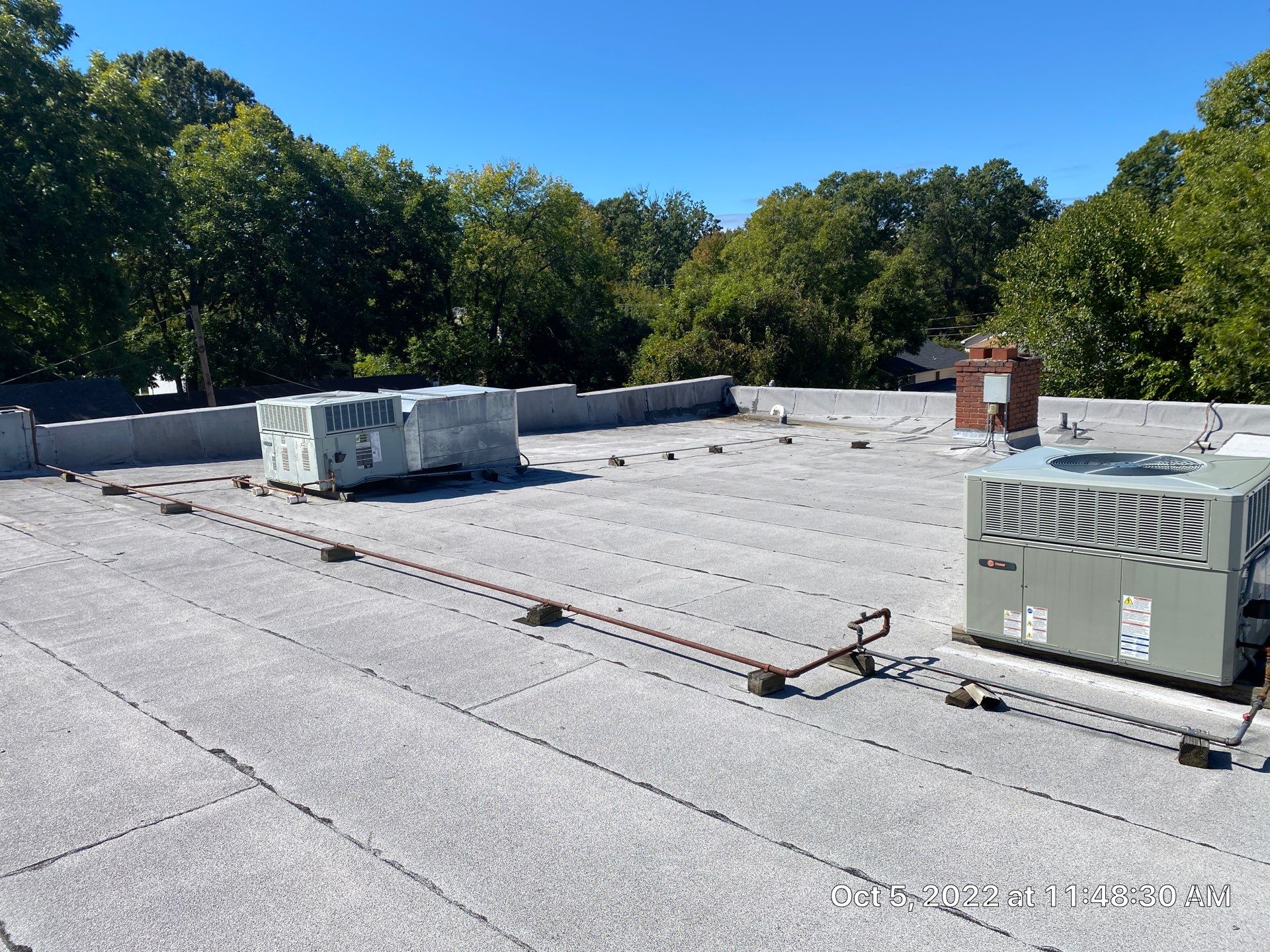 Commercial Roof Restored by Just In Time Roofing and Restoration