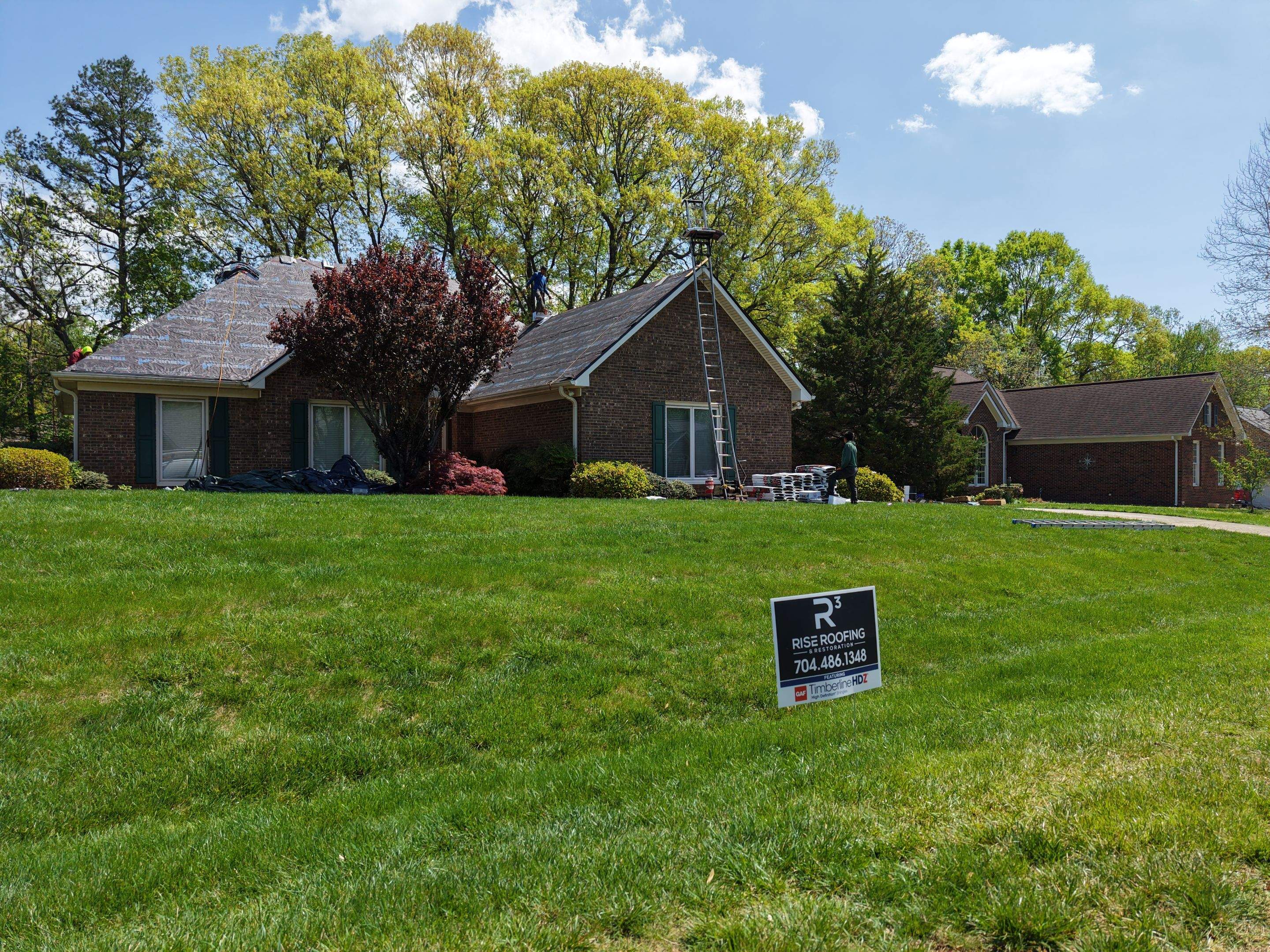Residential Roofing Installation using TAMKO TITAN XT Rustic Black by RISE Roofing & Restoration, LLC