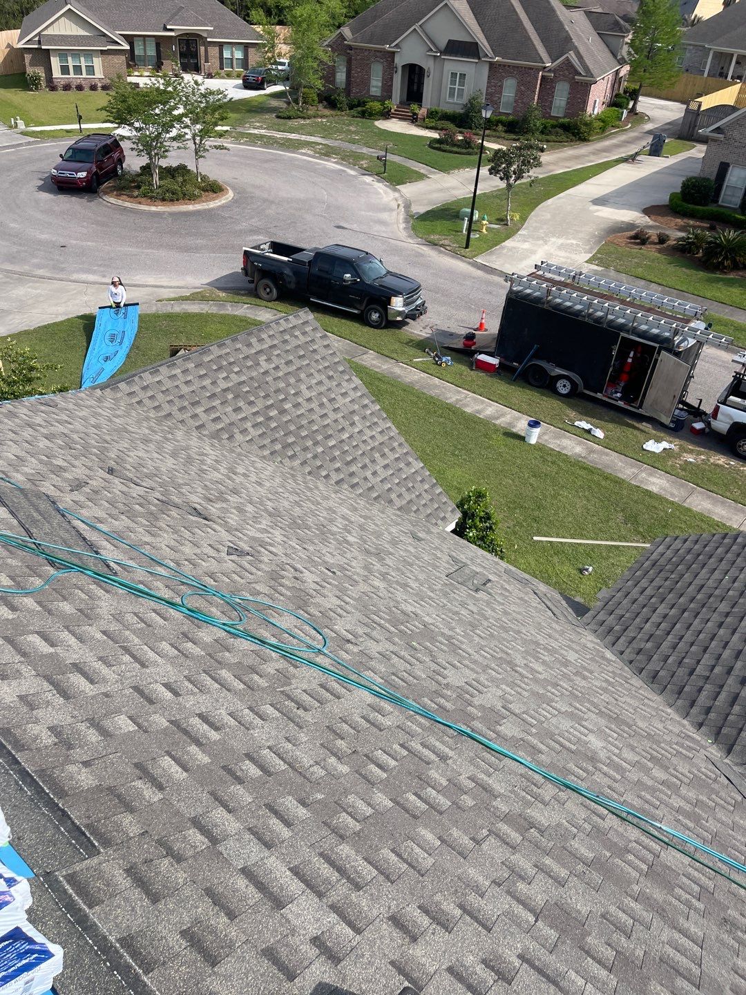 Residential Roofing Installation using Roof Replacement by American Roofing & Construction LLC