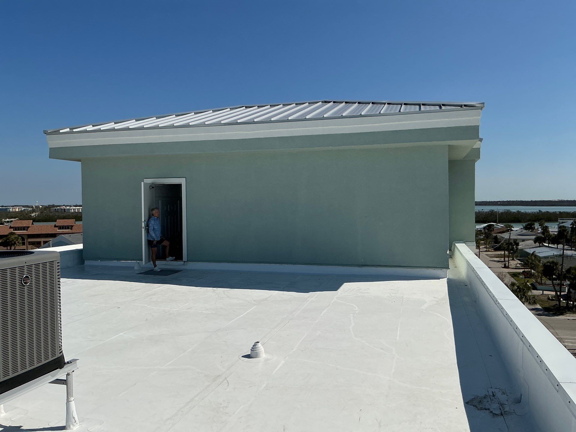 Downspout Elbow Installation in Englewood FL by Gutter Professors
