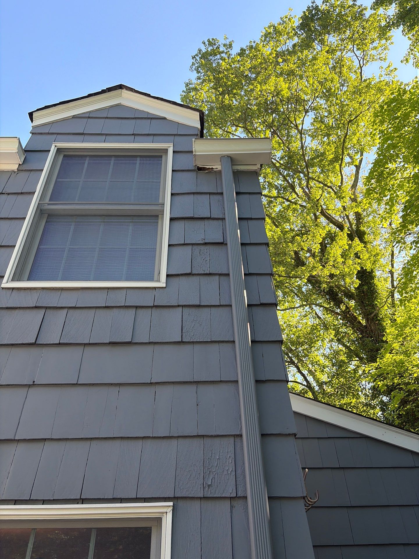 Exterior Painting and Cedar Shingle Siding Repair in Cedar Grove by Spectrum Painting, LLC