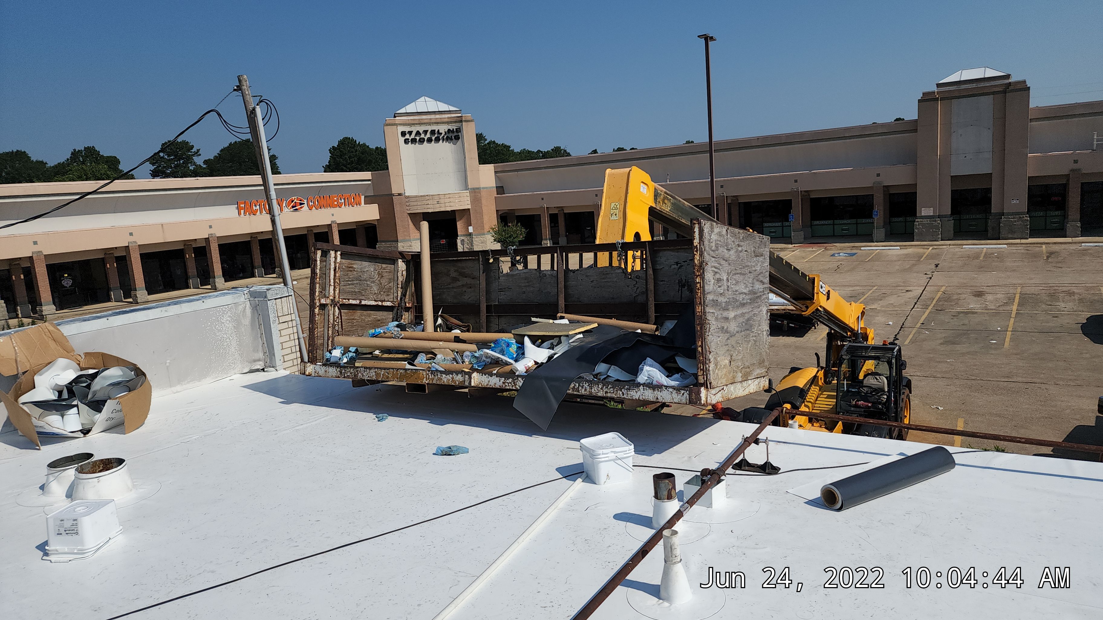 Commercial Roofing Installation using 50 mil PVC by Hostetler Roofing