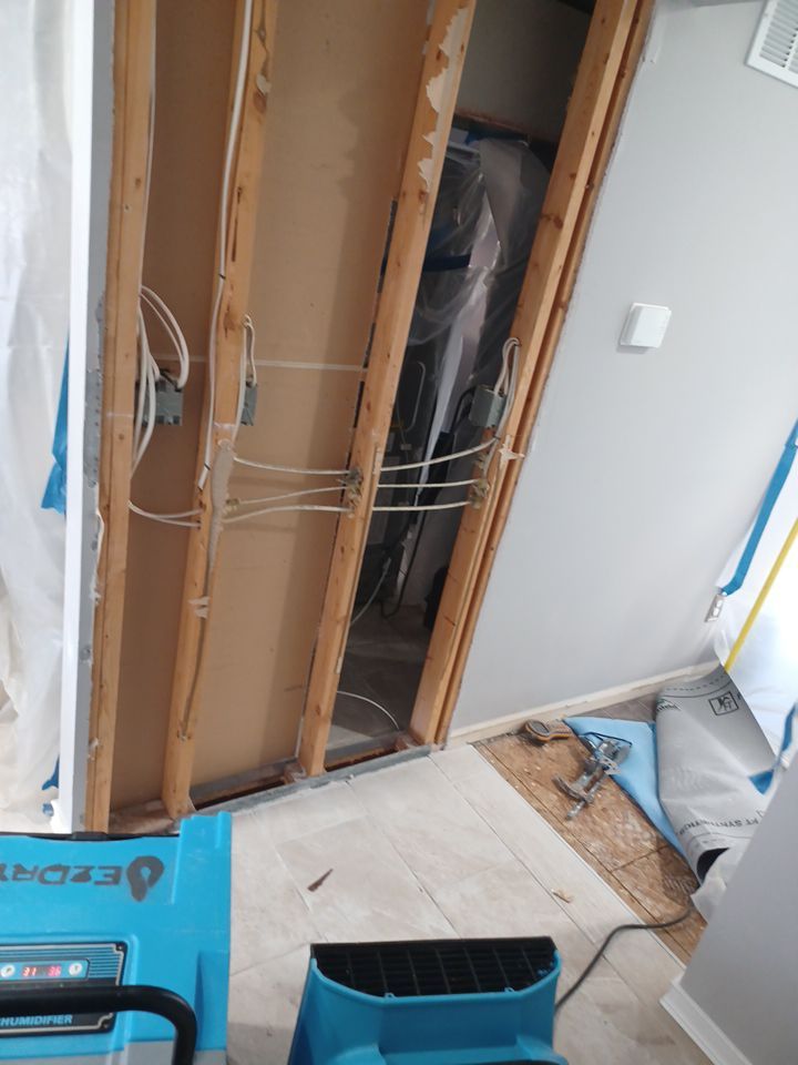 Project in West Bloomfield by EzDry Water Mitigation & Property Restoration