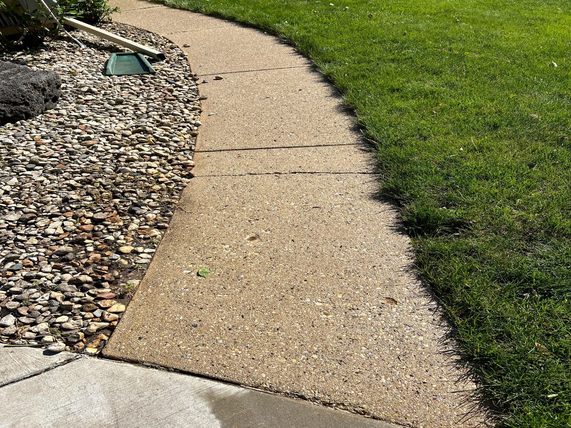 concrete patio power washing  by Northern Power Washing LLC.