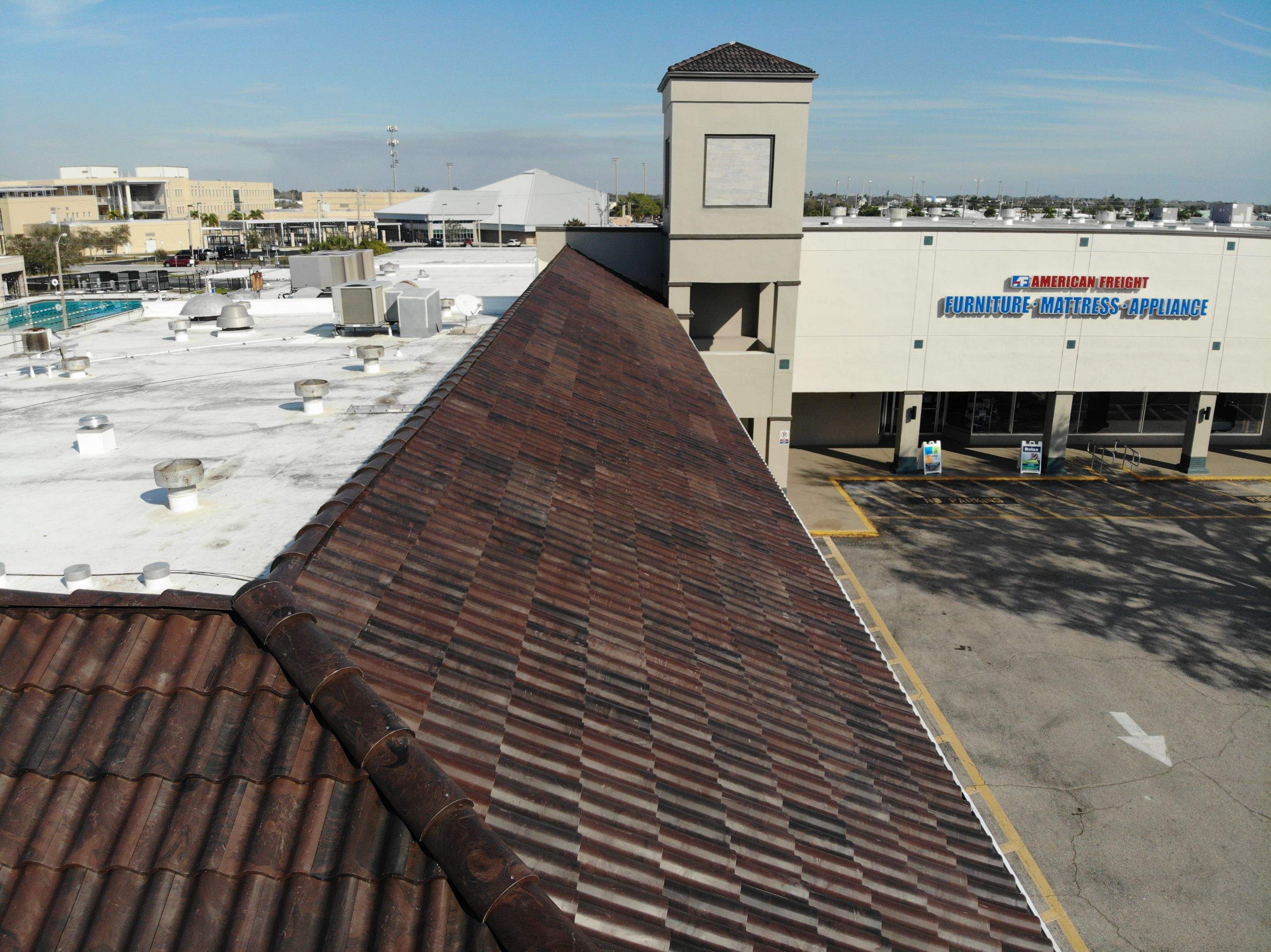 Commercial Install Brava Spanish Tile in Venice Florida by International Roofing