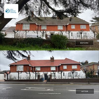 Roof Clean  - Moss Removal - Gutter Clean using Honda 15lpm Low Pressure Washing Machine