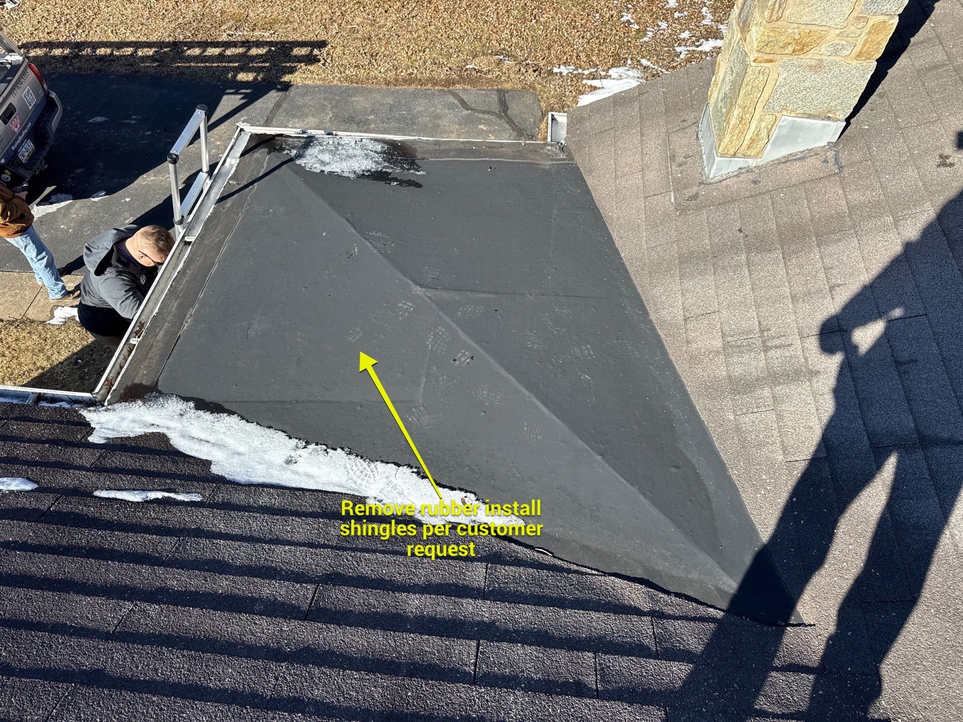 Structural Roof Rebuild and Low Slope Replacement in Gettysburg, Pennsylvania by Bealing Roofing & Exteriors