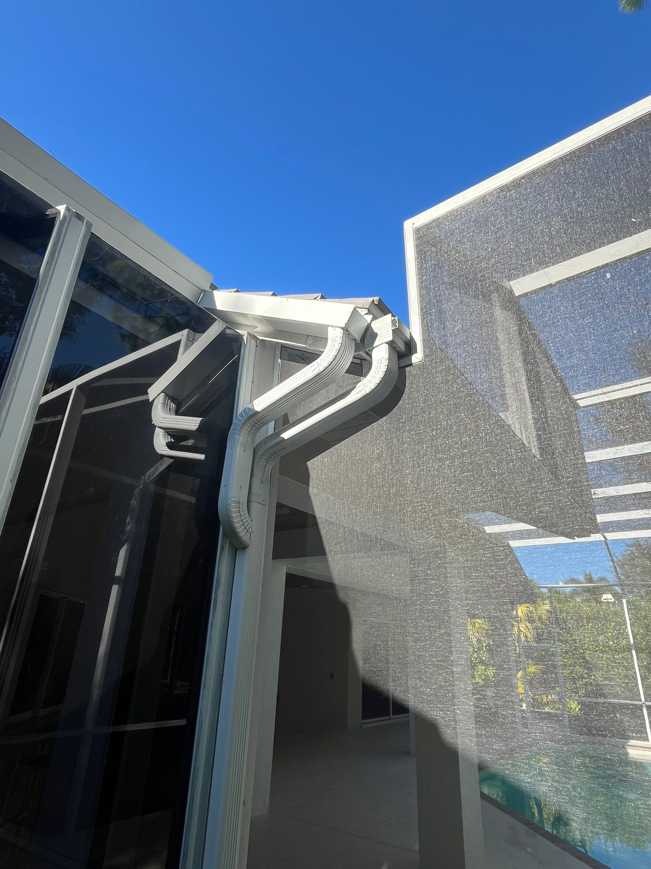 K-Style Seamless Gutter Installation using 6 Inch Seamless Gutters in Bonita Spring FL by Gutter Professors