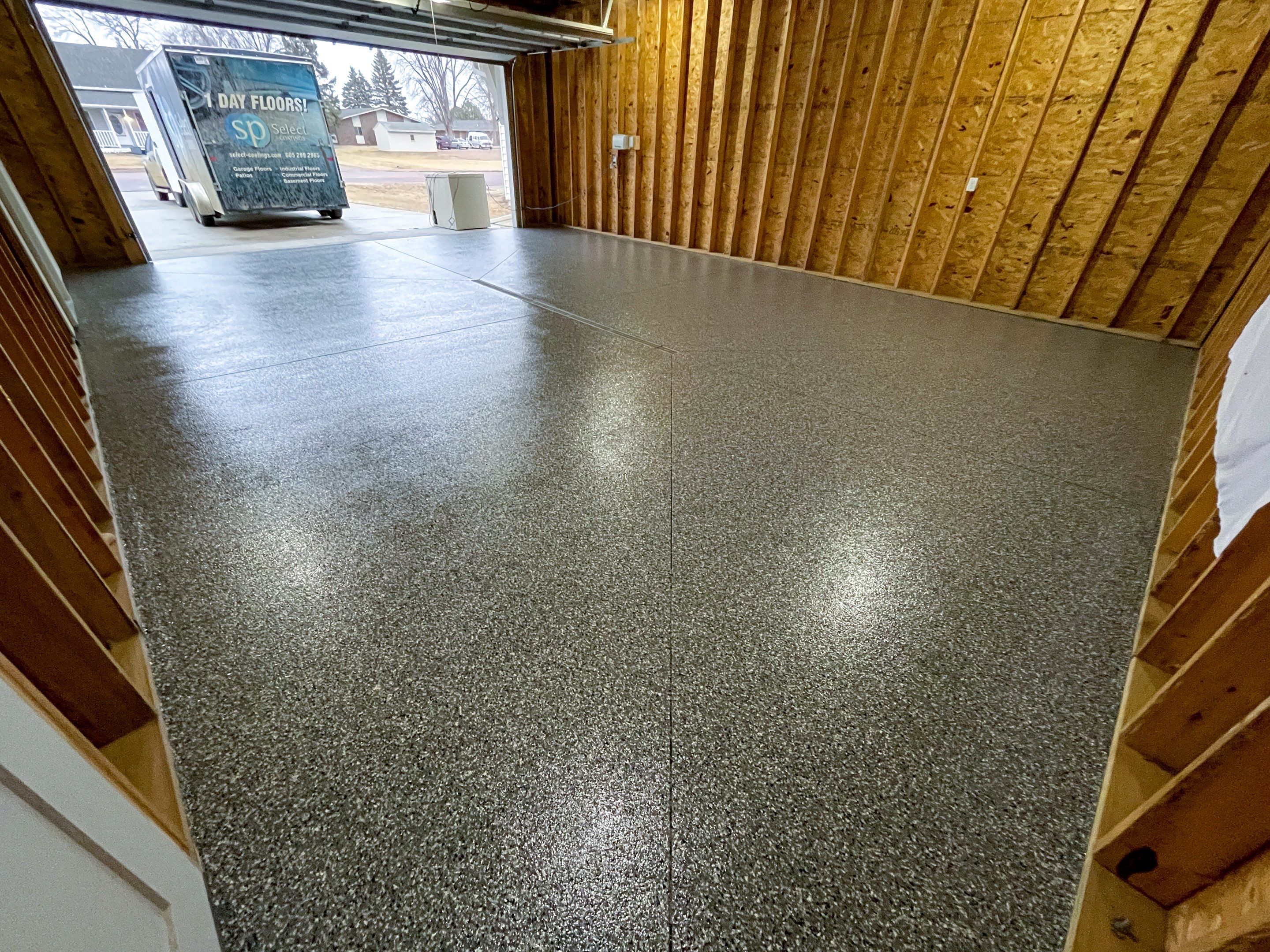 Garage using Smoke by Select Painting, Coatings & Garage Cabinets