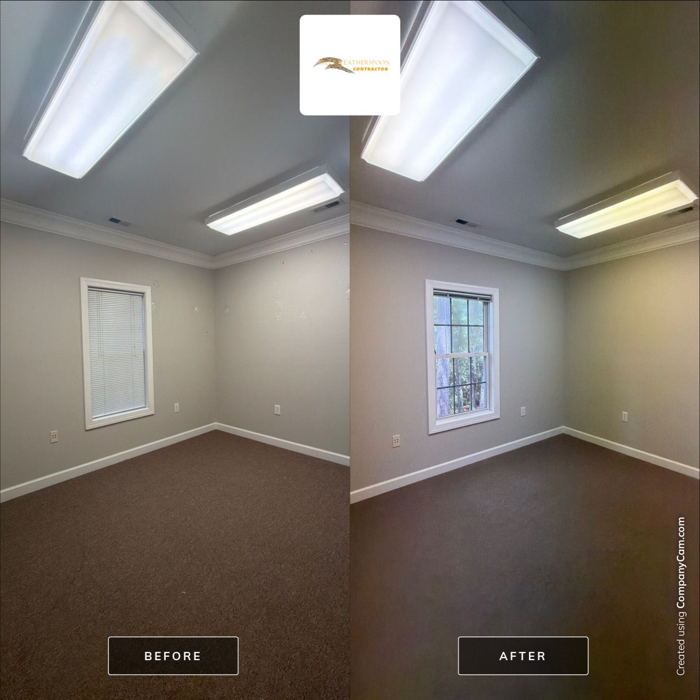 Interior Commercial Office Painting and Suite Refresh in Raleigh by Billy Weatherspoon Contractor