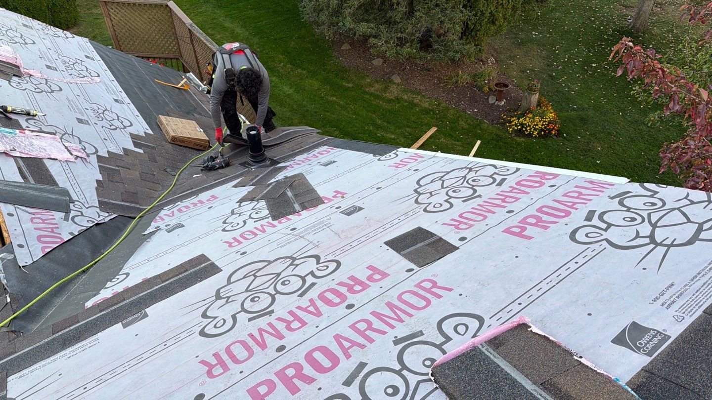 Roof Replacement using Owens Corning Teak by 180 Contractors