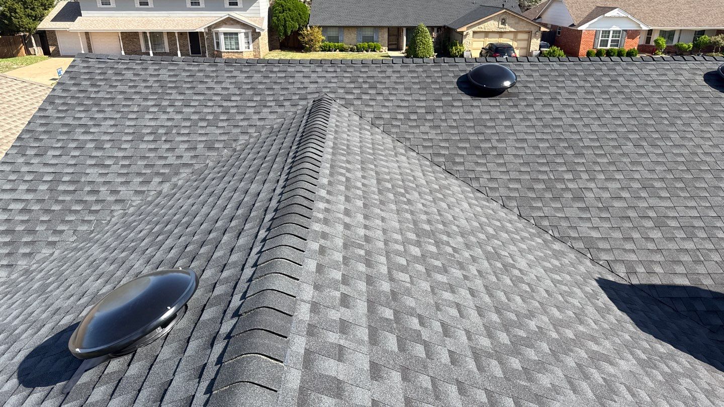 roof, solar tube, & box vent replacement in Oklahoma City by McCann's Roofing and Construction