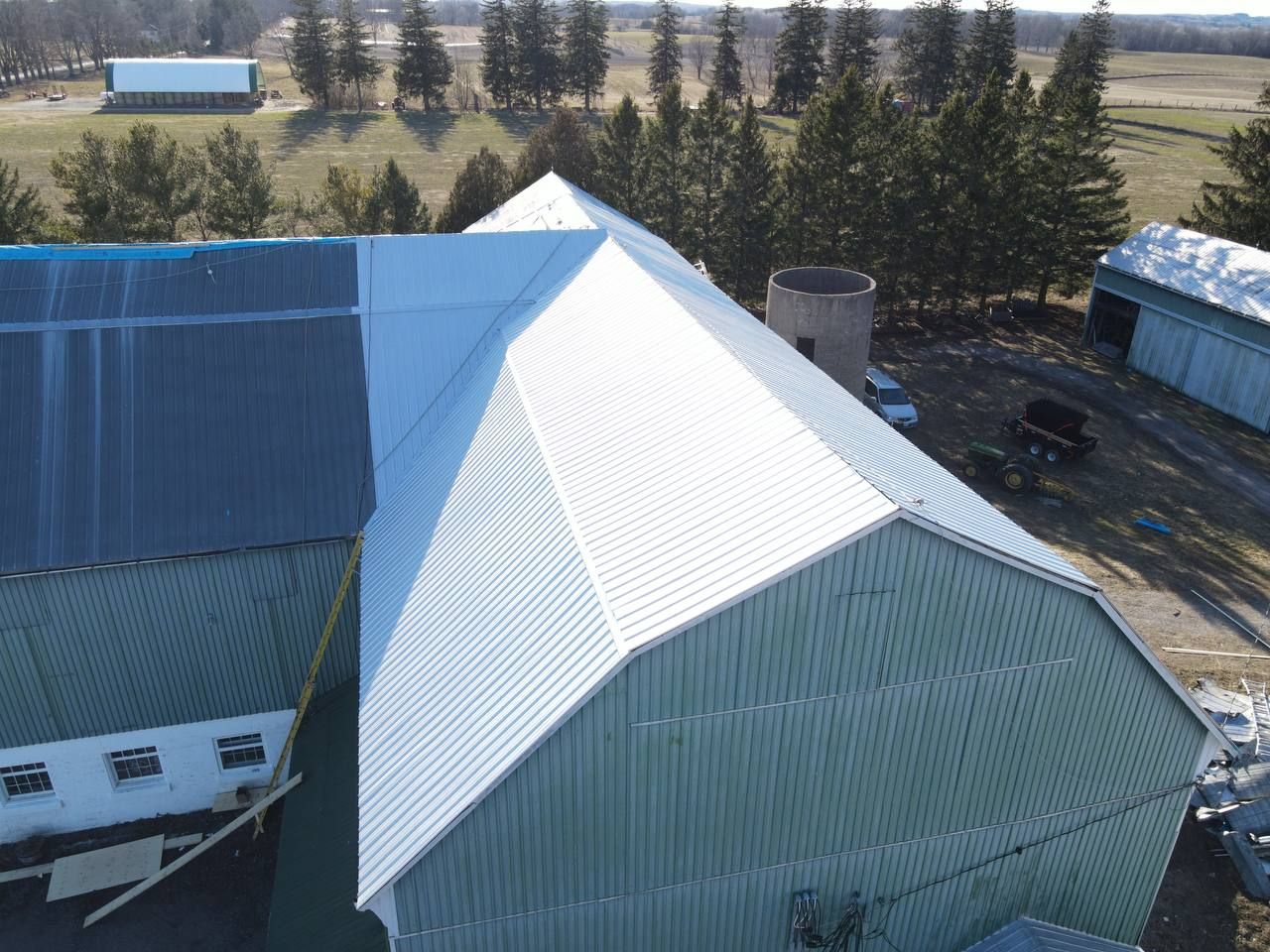 Barn Roof Exposed Fastener Metal Roof using Vicwest UltraVic by Jay Carter Roofing & Sheet Metal