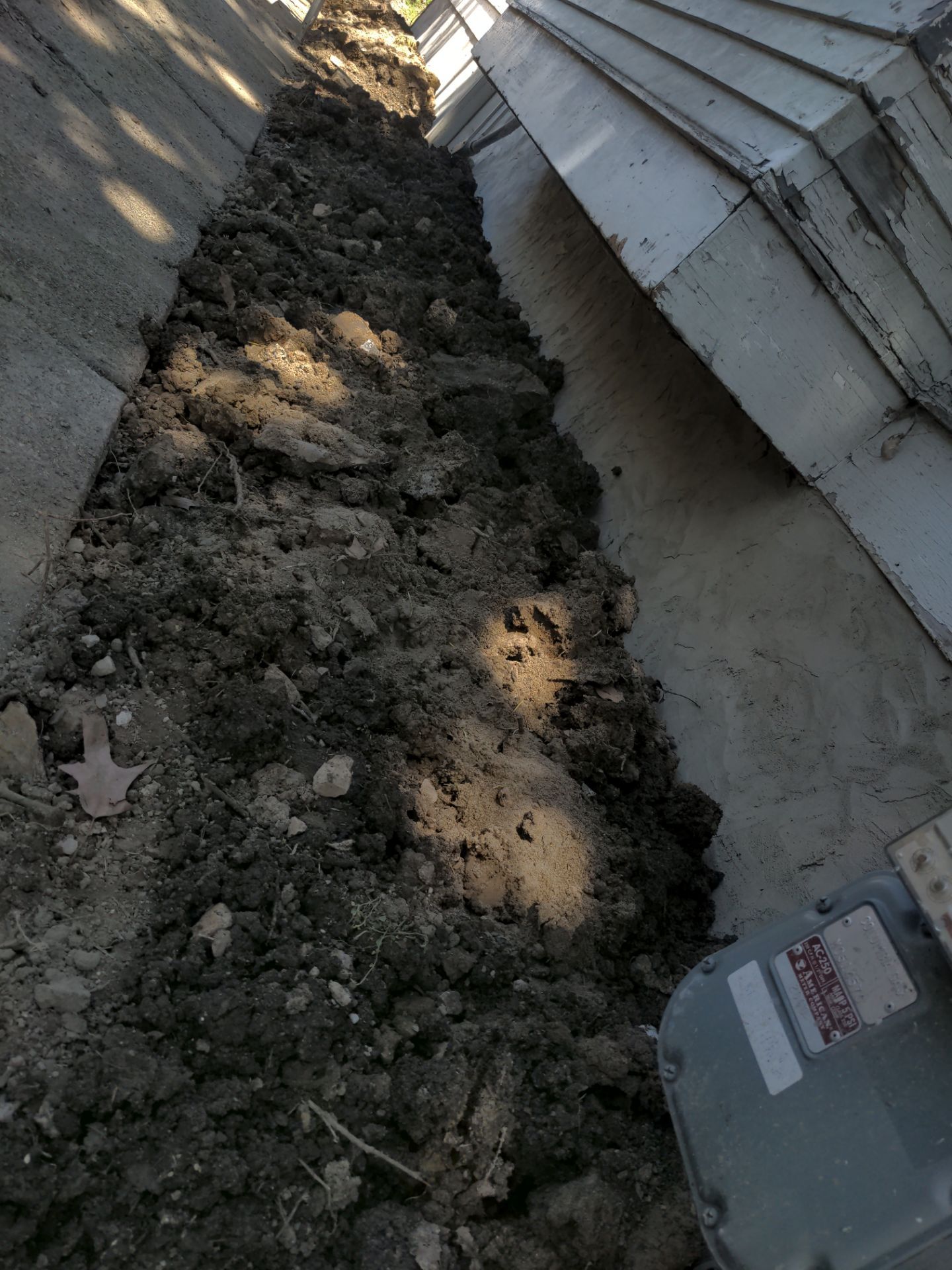 Basement Wall Rebuild with Exterior Waterproofing by Toledo Basement Repair