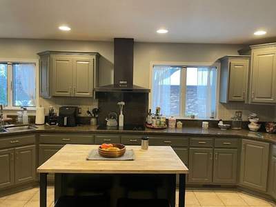 Kitchen Cabinet Painting in Minooka
