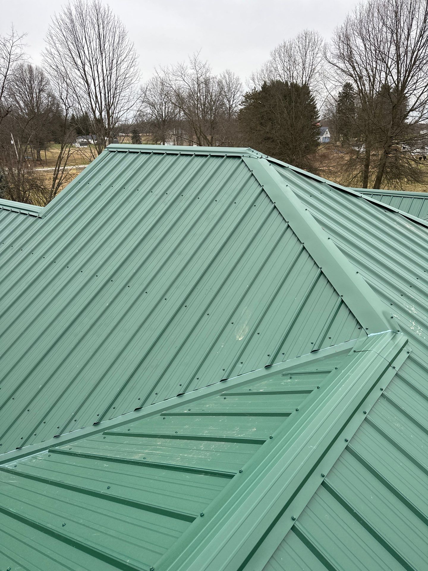 Alpha Rib, Color: Forest Green by Eagle Eye Roofing