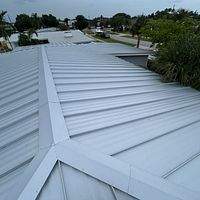 24ga 1.5" Mechanical Seam Mill Finish by Total Roofing System The Metal Roof Experts