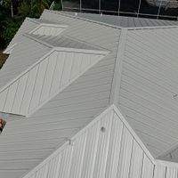 24ga 1.5" Mechanical Seam Almond by Total Roofing System The Metal Roof Experts