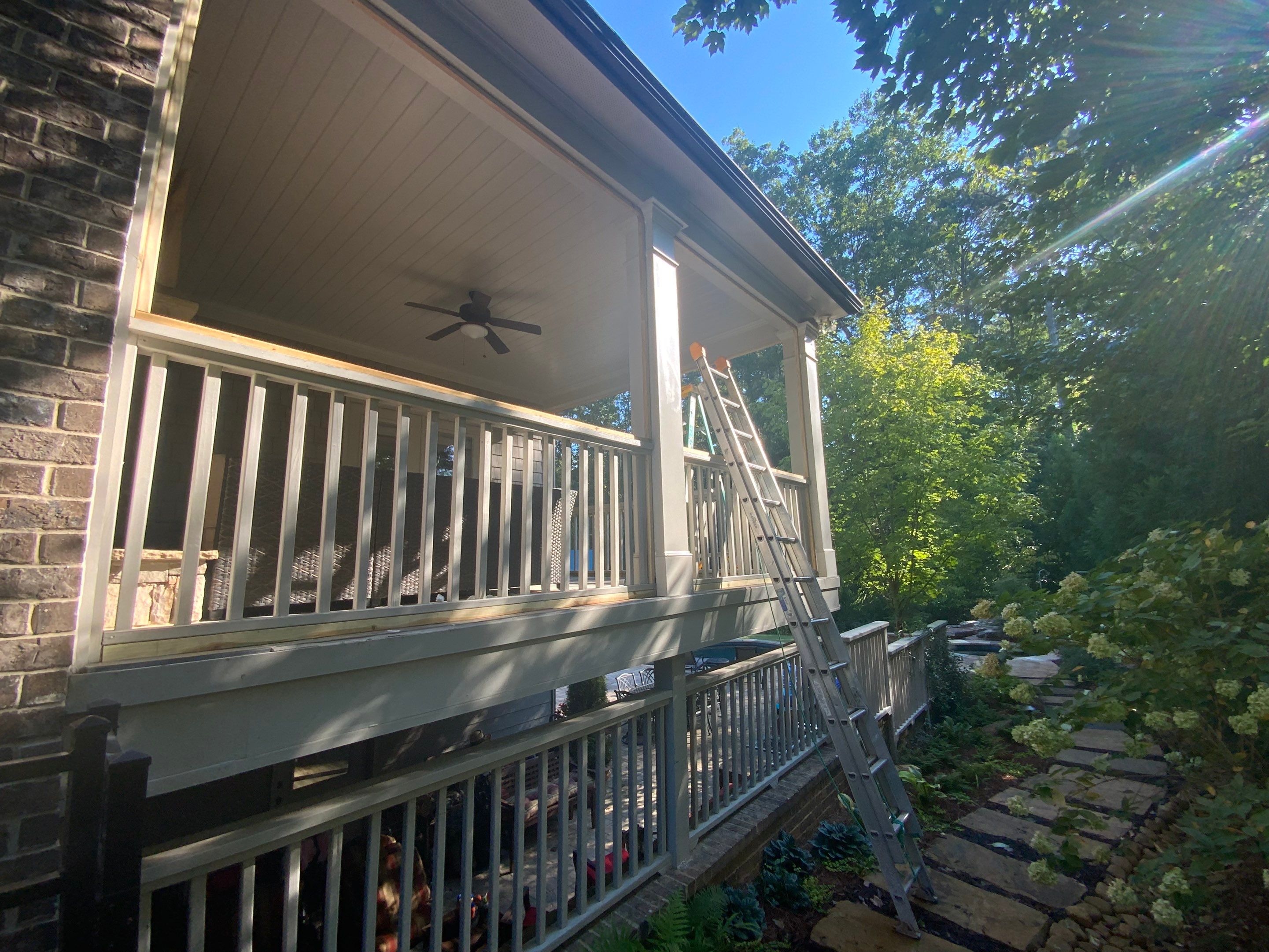 Composite Decking Installation and Porch Screening in Marietta by Swift Home Renovations