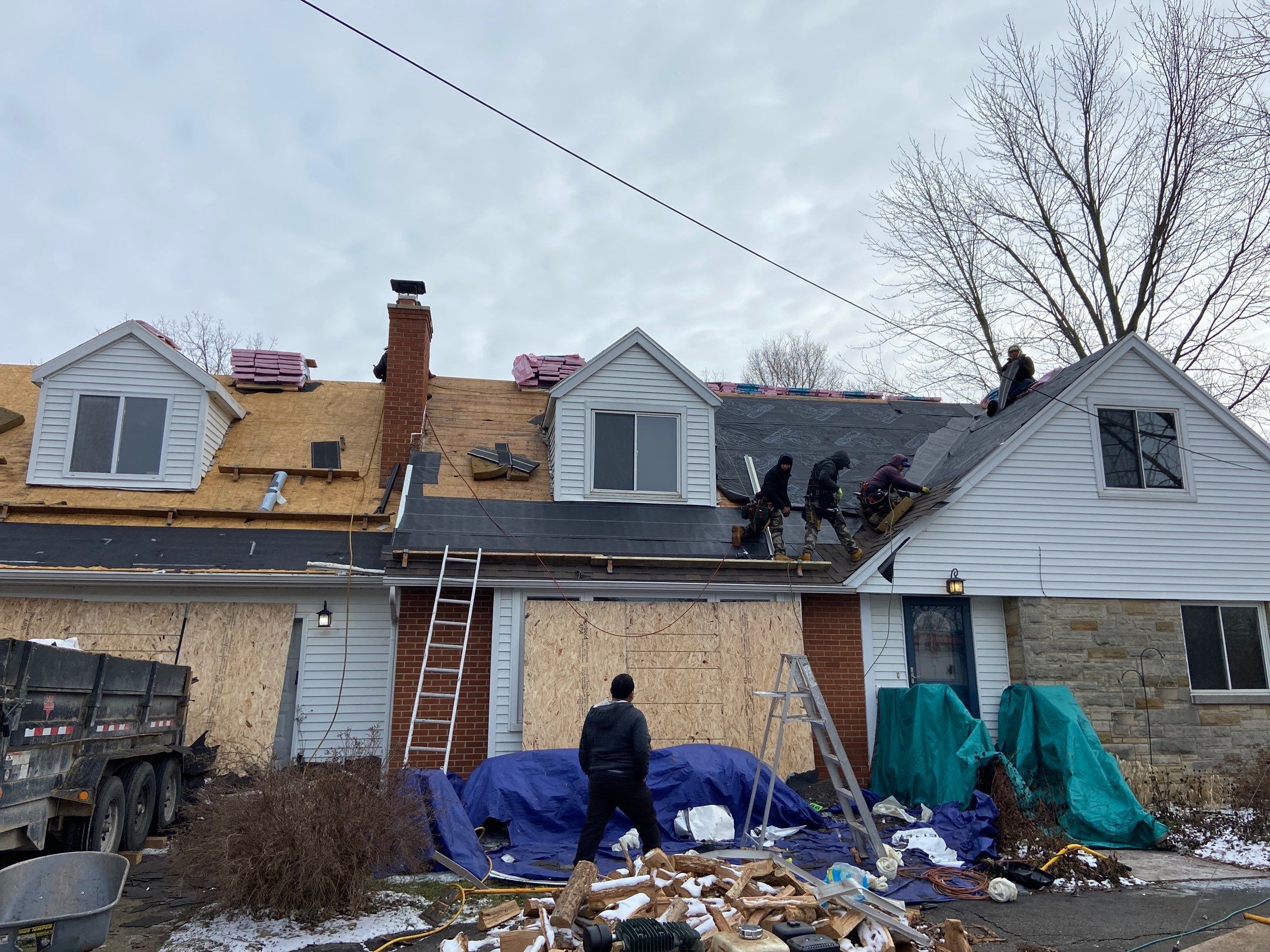 Roof Replacement using Owens Corning by 180 Contractors