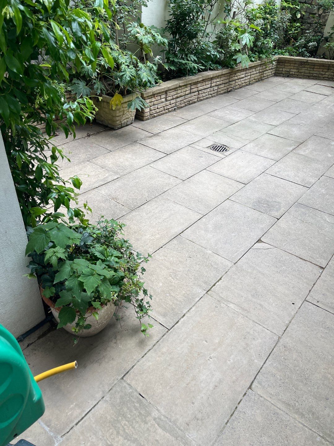 Basement garden patio and render clean by Ges Exterior Cleaning ltd
