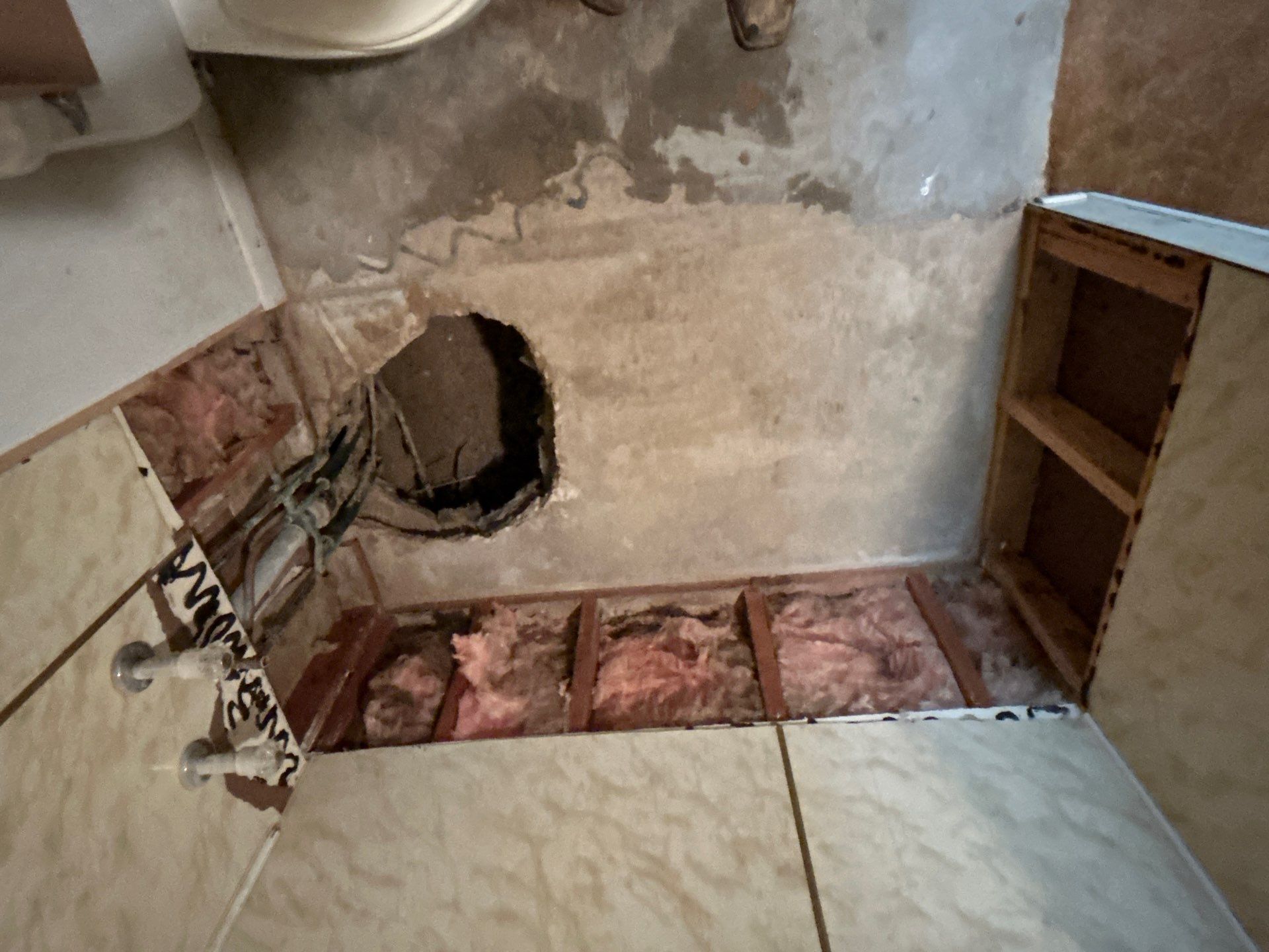 Drain Repair Project in Tyler by Rub-A-Dub Plumbing