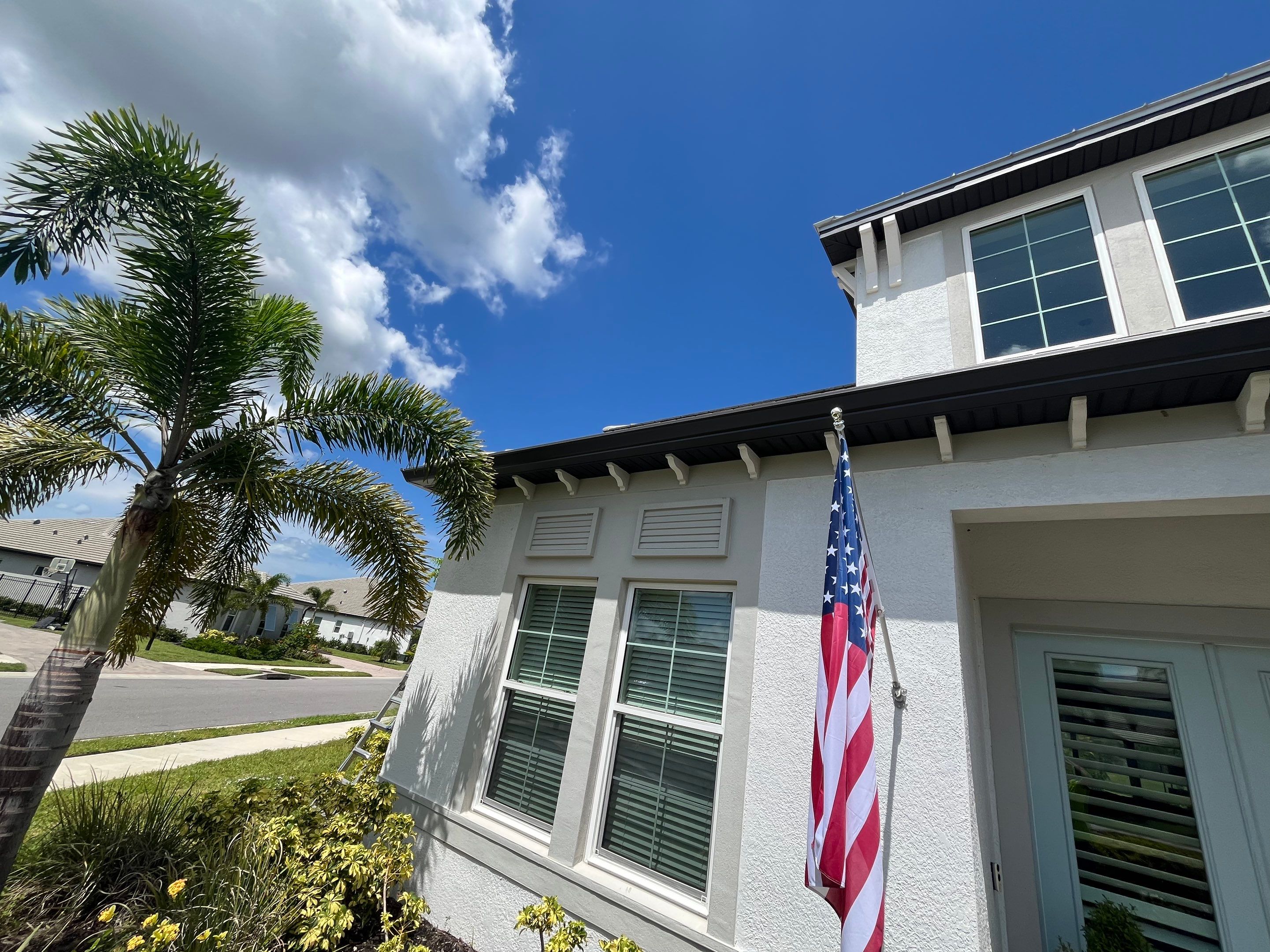 Bronze 7inch Gutter Installation in Sarasota FL by Gutter Professors
