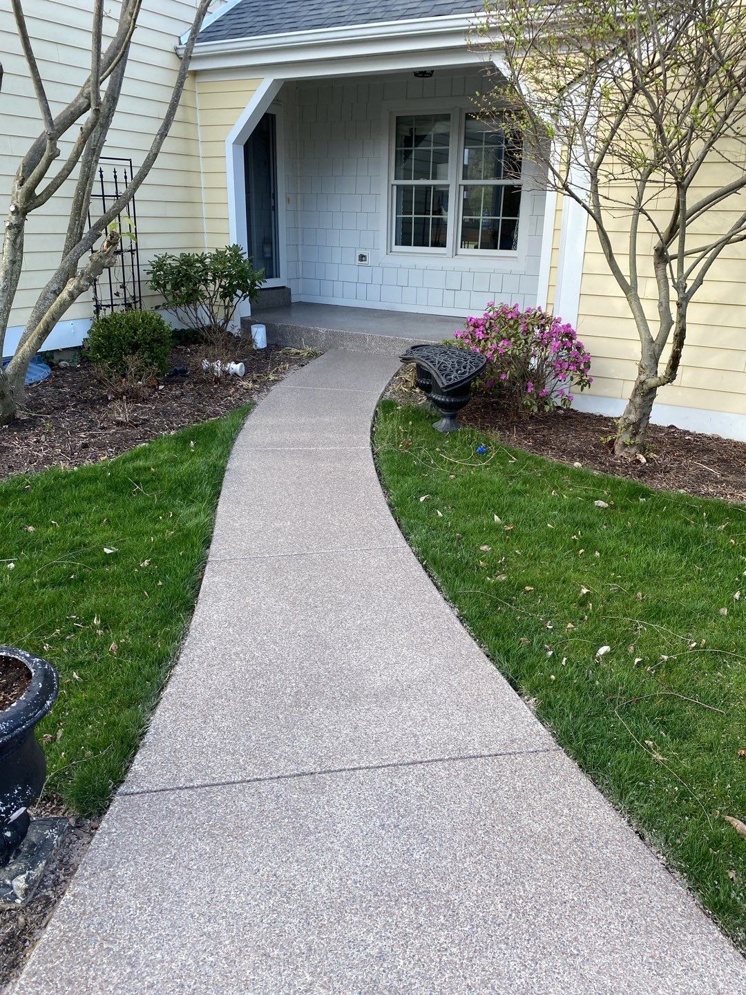 Large Patio + Garage Project in Pittsburgh by Floors in a Day, Inc