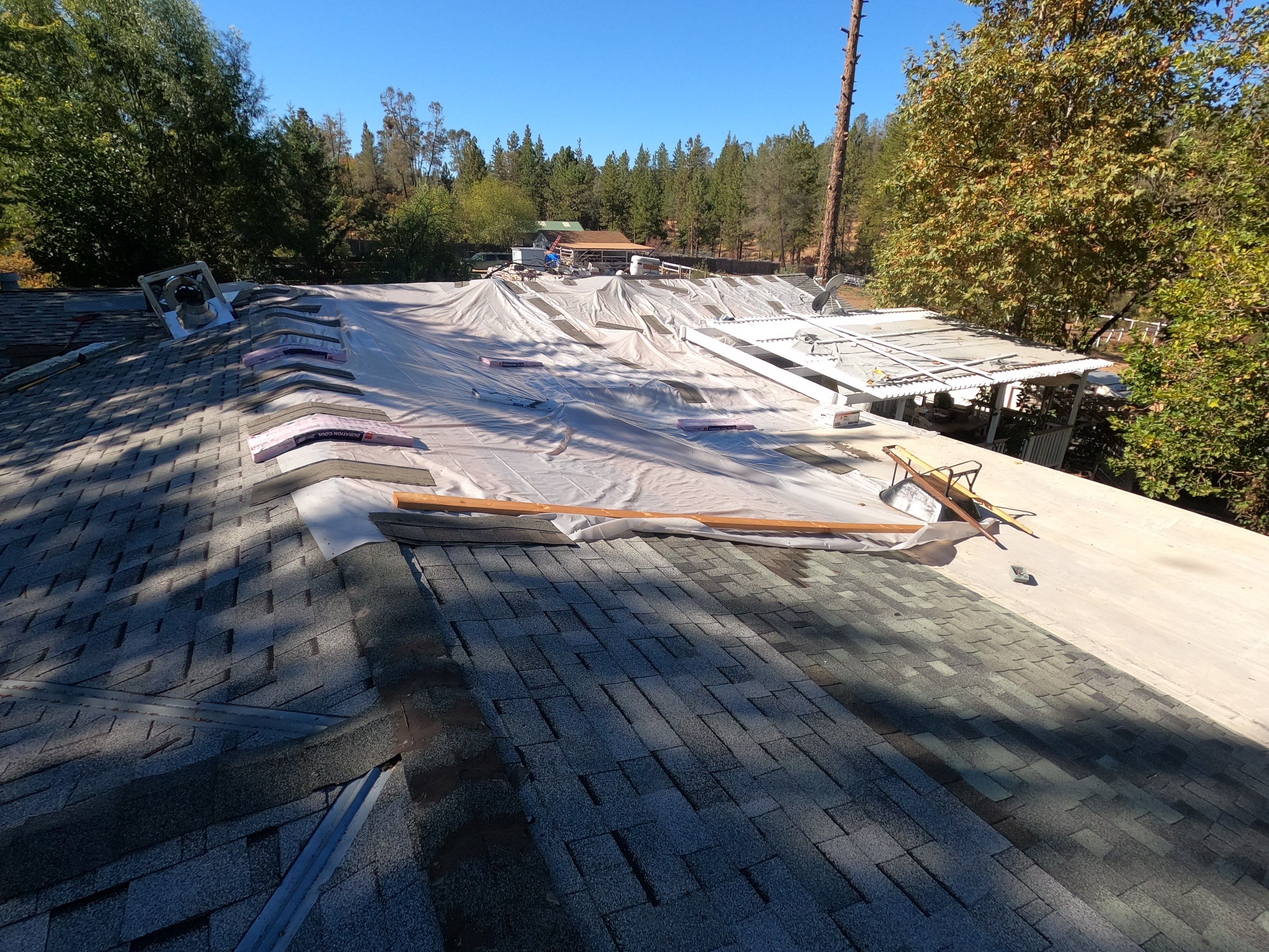 Residential Roofing Installation using Owens Corning Roofing Shingles by Byers Enterprises 