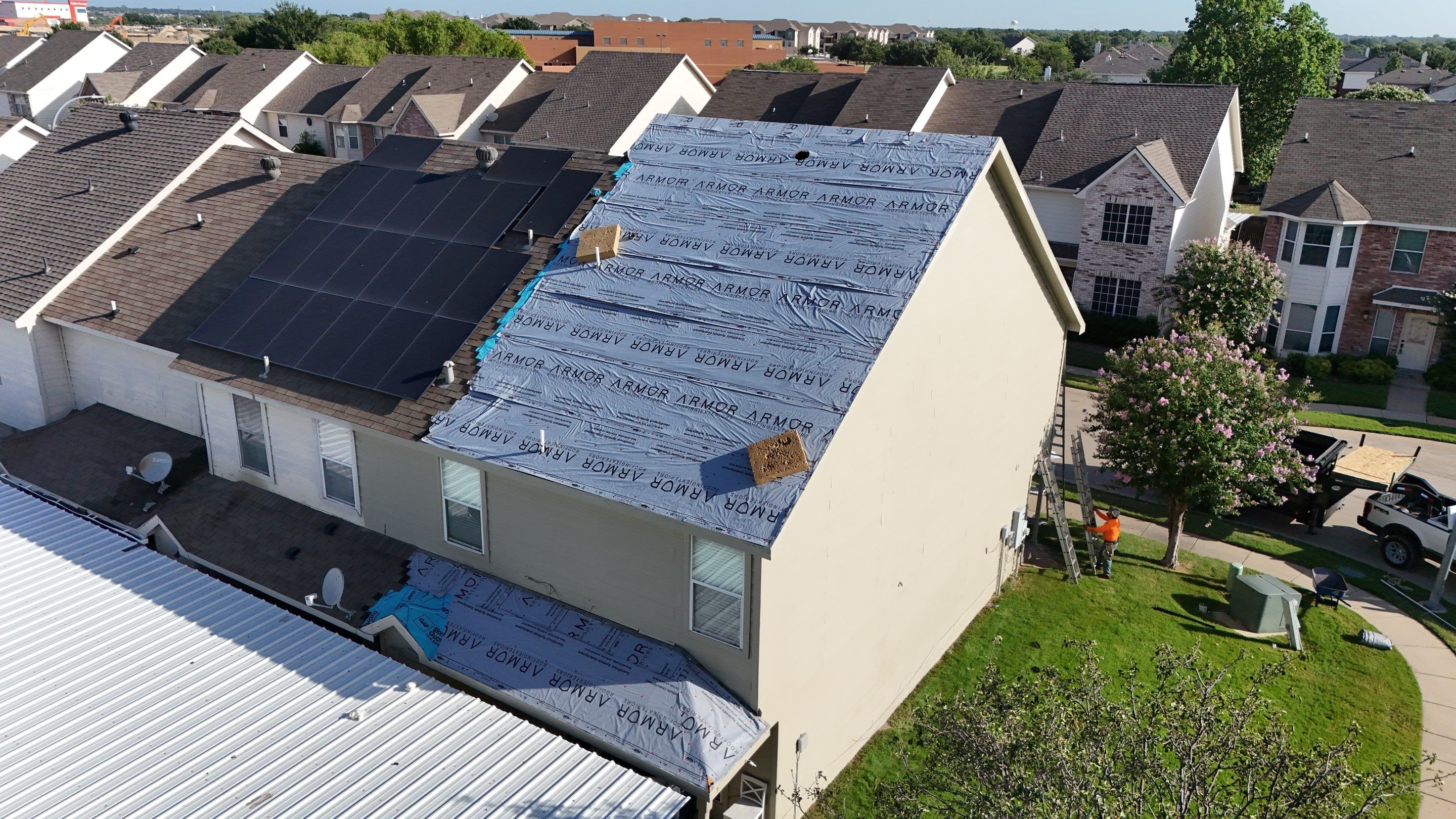 Architectural Shingle Roof Replacement and Deck Repair in Fort Worth by Armor Roofing | Exteriors