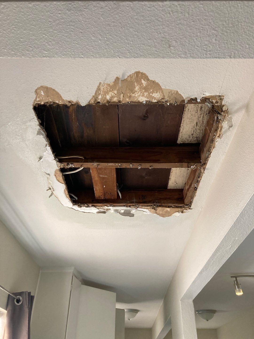 Large Ceiling Drywall Repair by Bayfront Home Repair