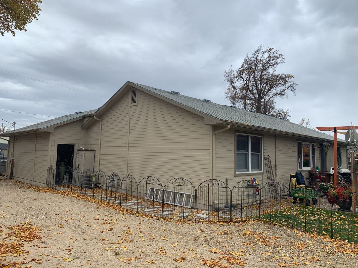 Star Idaho Single level roofing replacement using Duration Brownwood by ID Roofing LLC