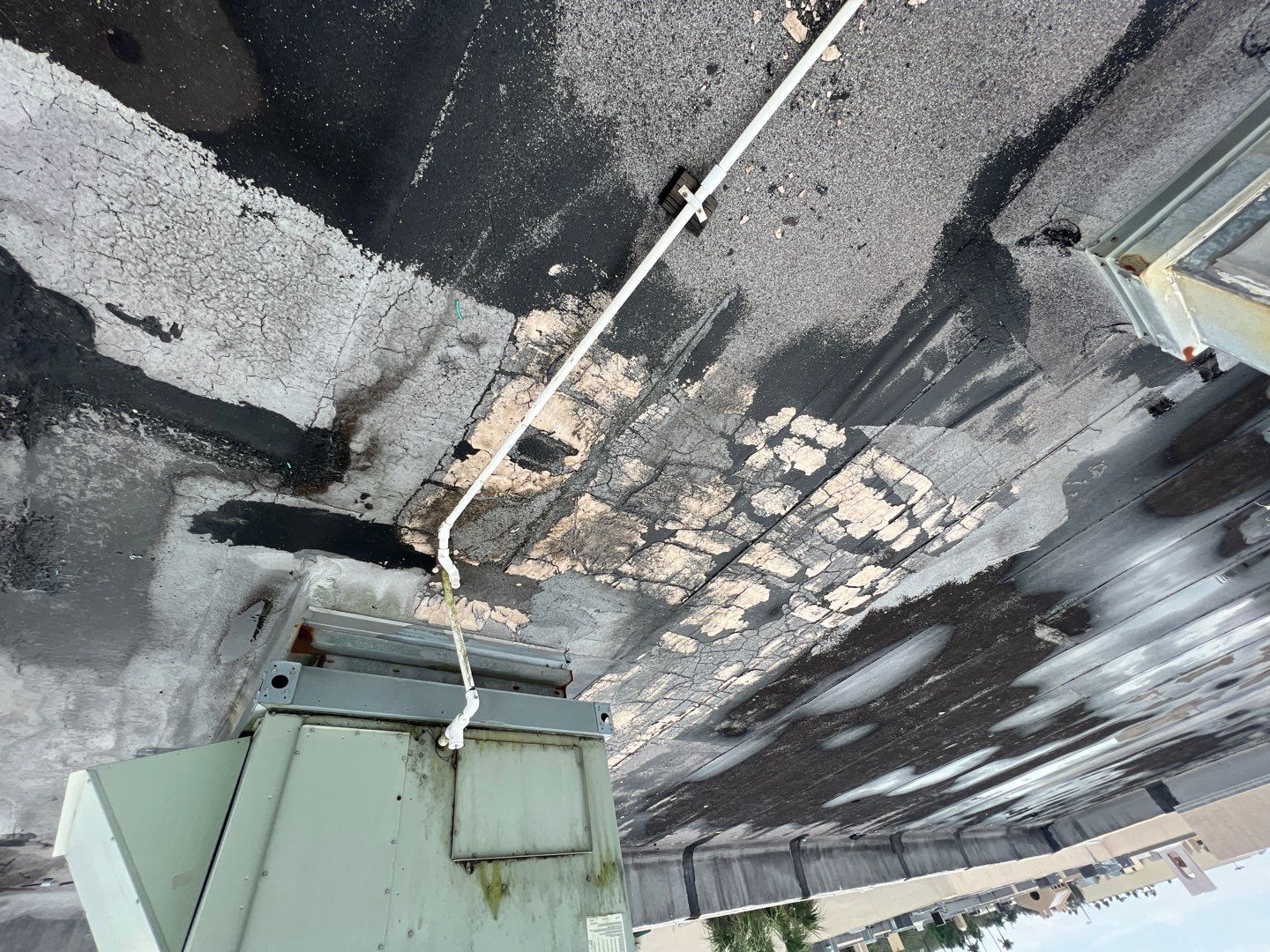 Commercial Roofing Repair using Roof Sealant by Four Peaks Roofing