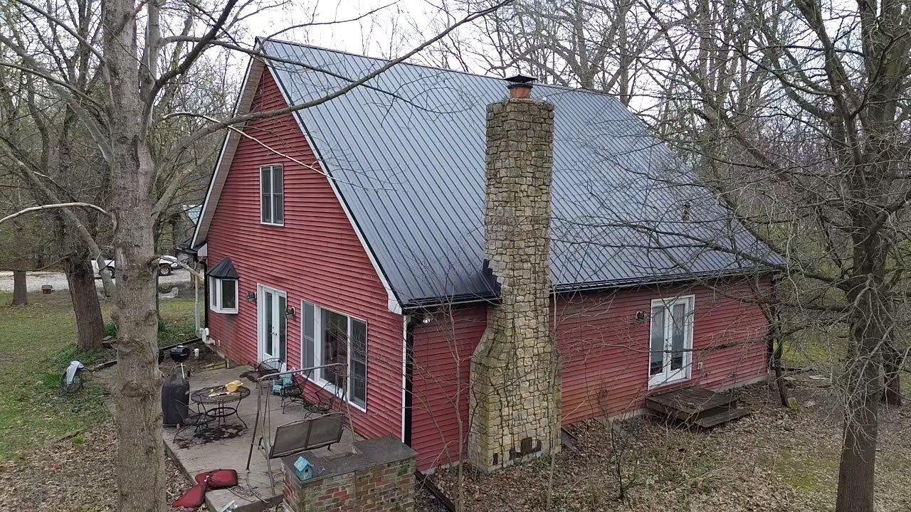 Exposed Fastener Metal Roof Replacement in Noblesville, IN by 4Ever Metal Roofing