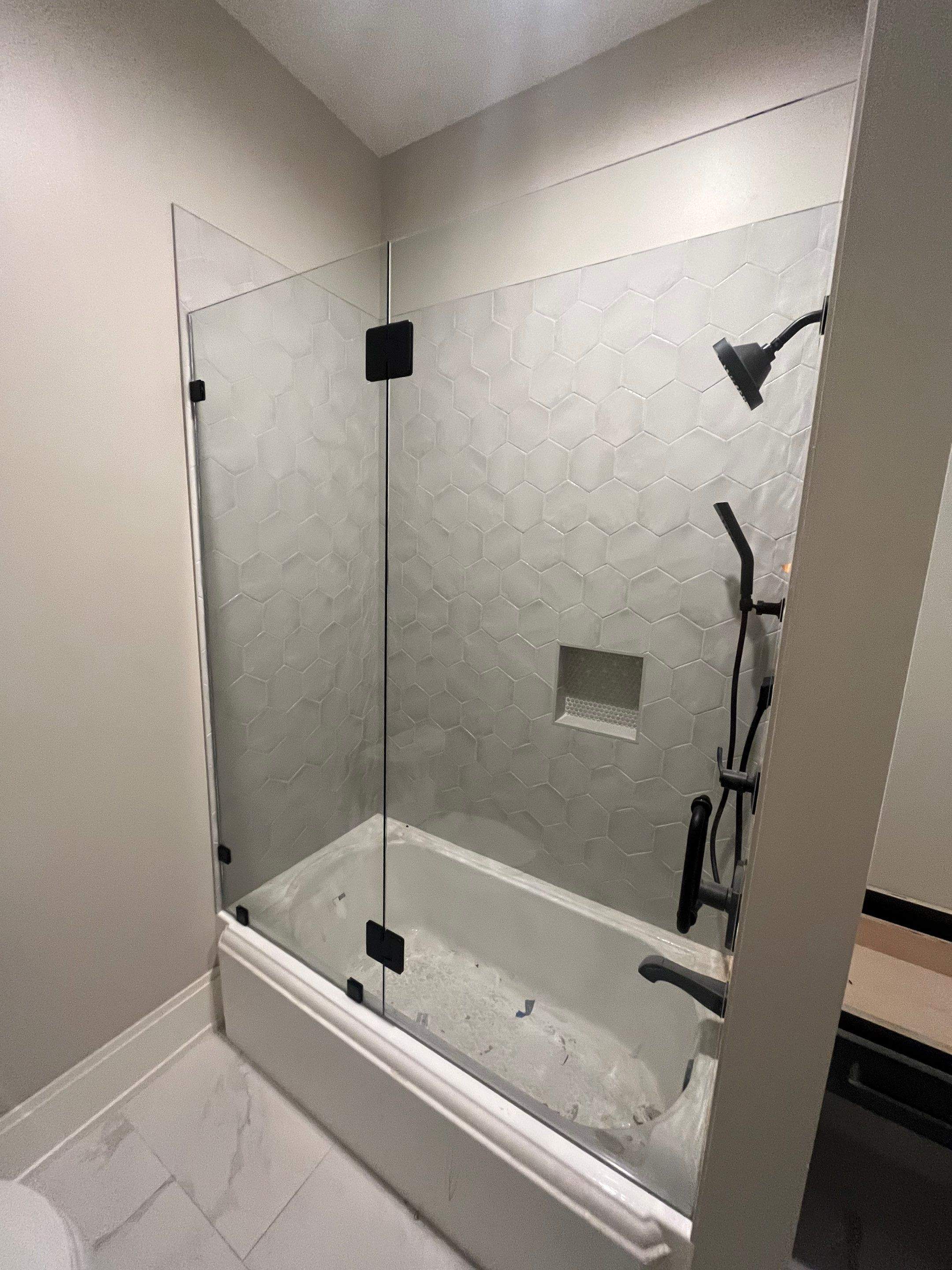 Shower Pictures by Custom Glass Service