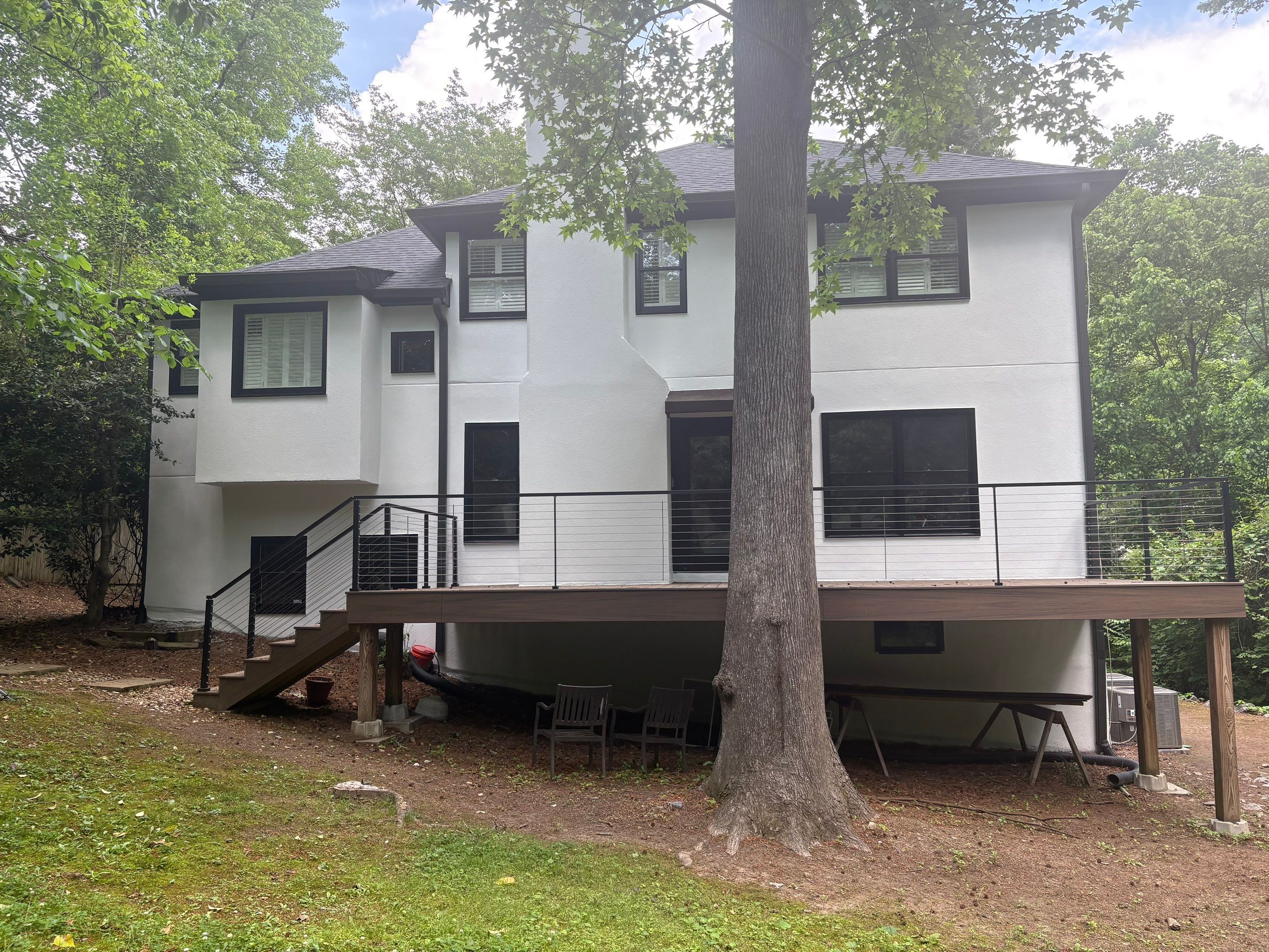 Full Exterior Transformation in Atlanta by Atlanta's Paint Doctor