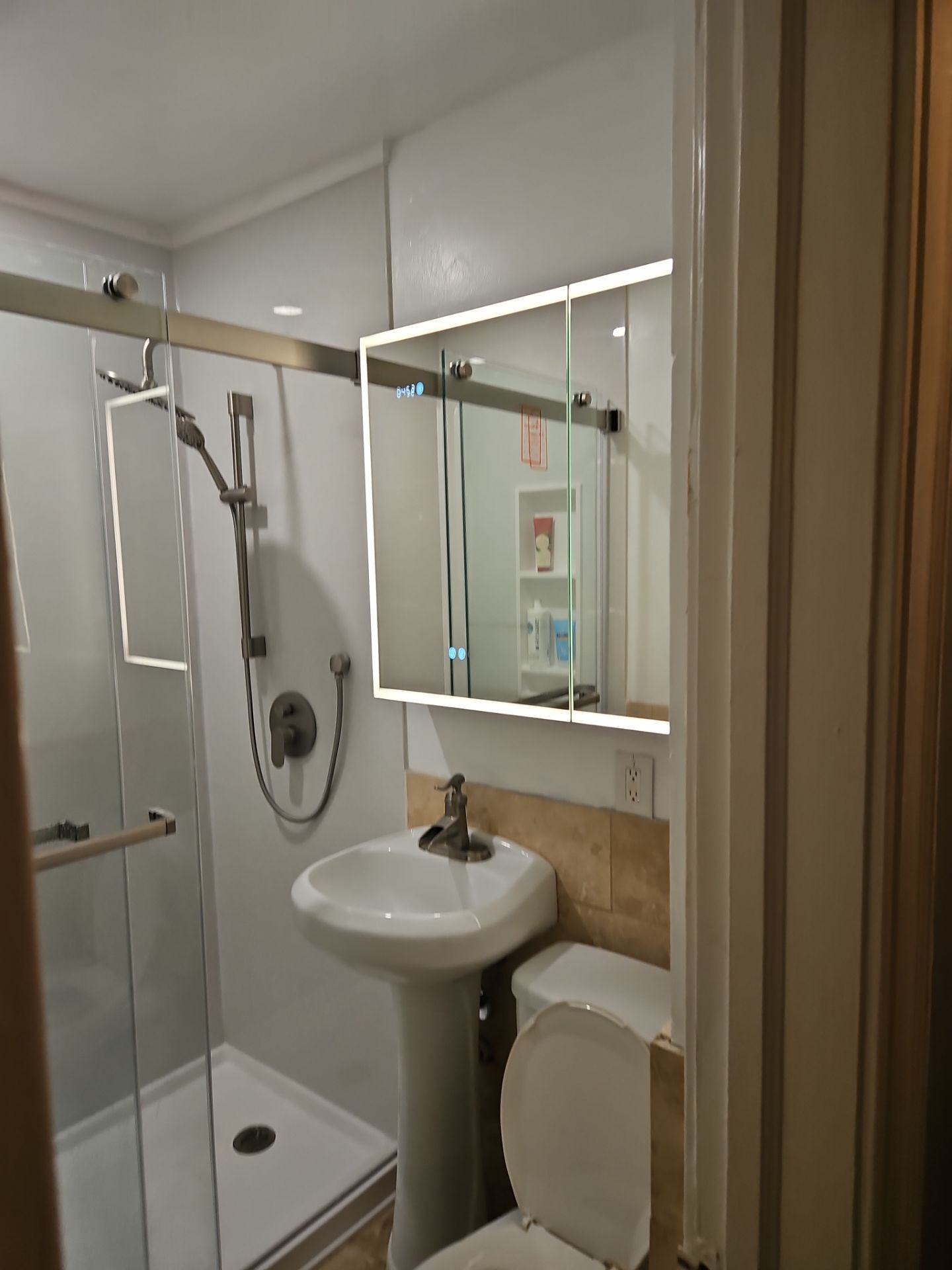 Bathroom Remodel using Onyx by The Shower Company